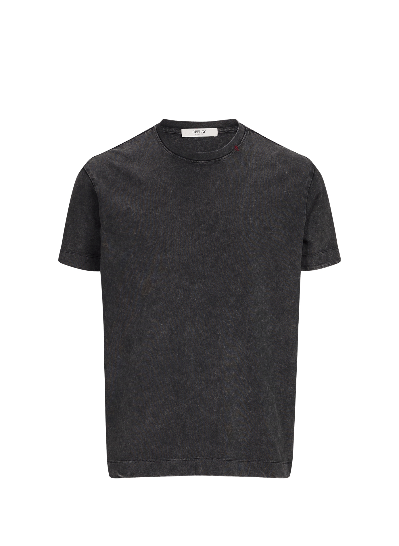 Round neck cotton t-shirt REPLAY Grey