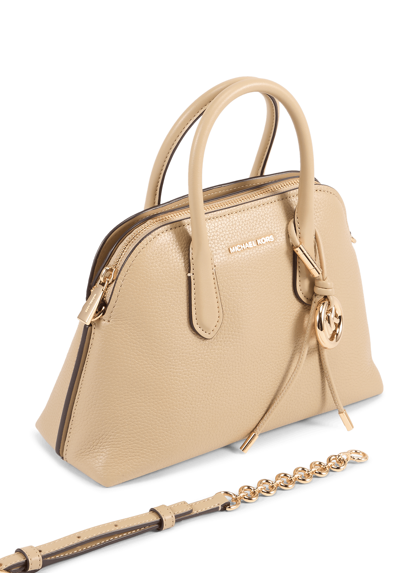 Freddie leather handbag | Beige MICHAEL KORS Women