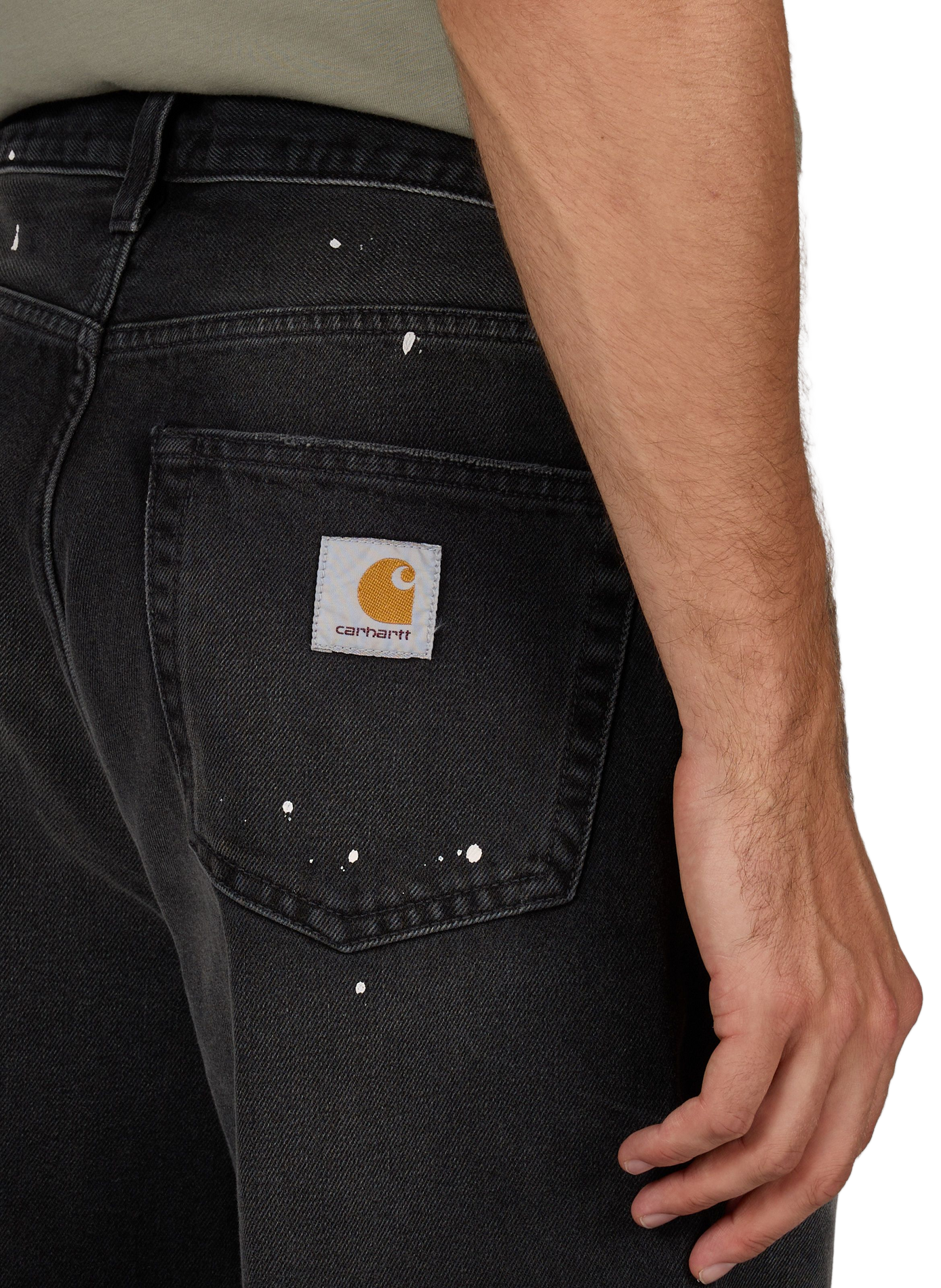 Short Landon in washed cotton CARHARTT WIP Black