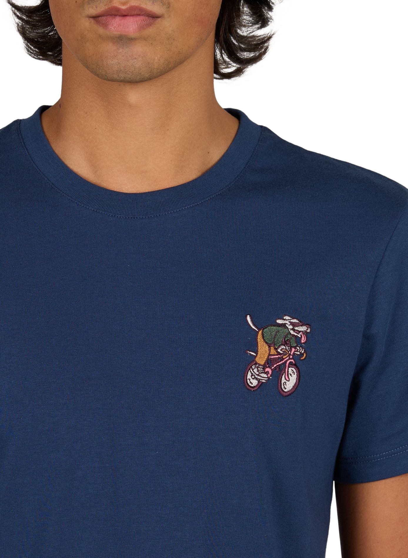 Round neck T-shirt FAGUO Blue
