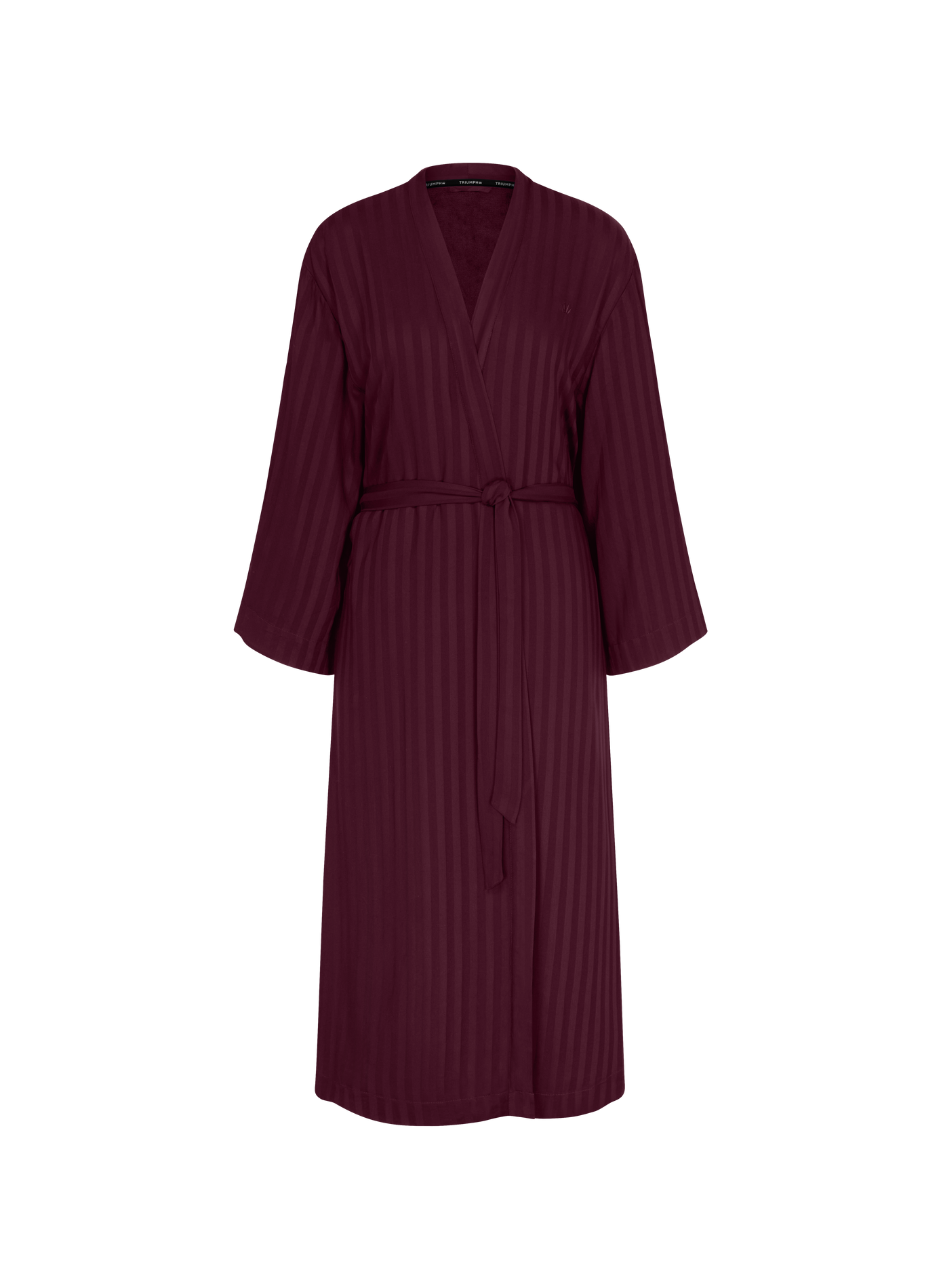 Plain belted dressing gown TRIUMPH Red