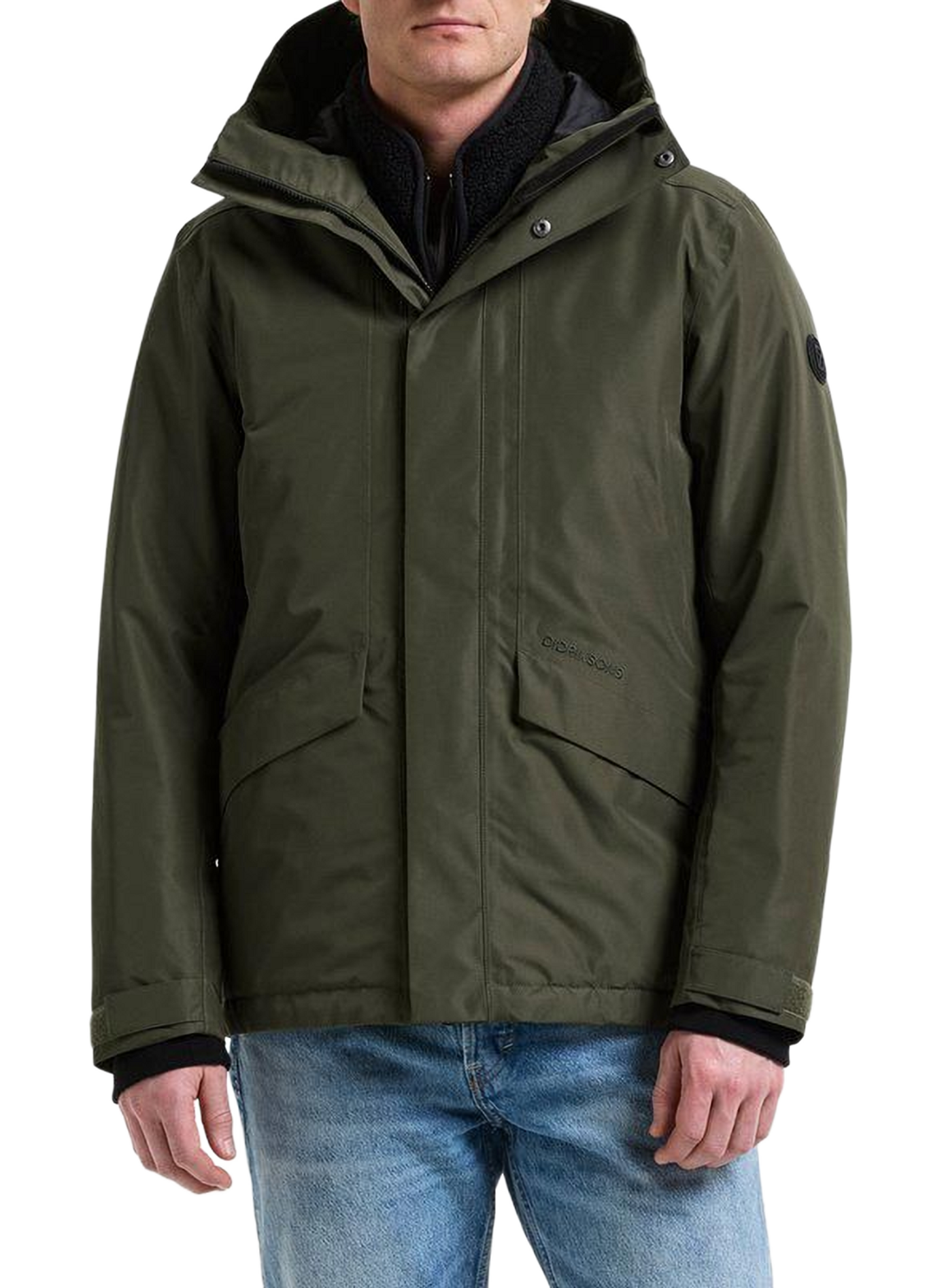 Adam Hooded Puffer Jacket DIDRIKSONS Khaki