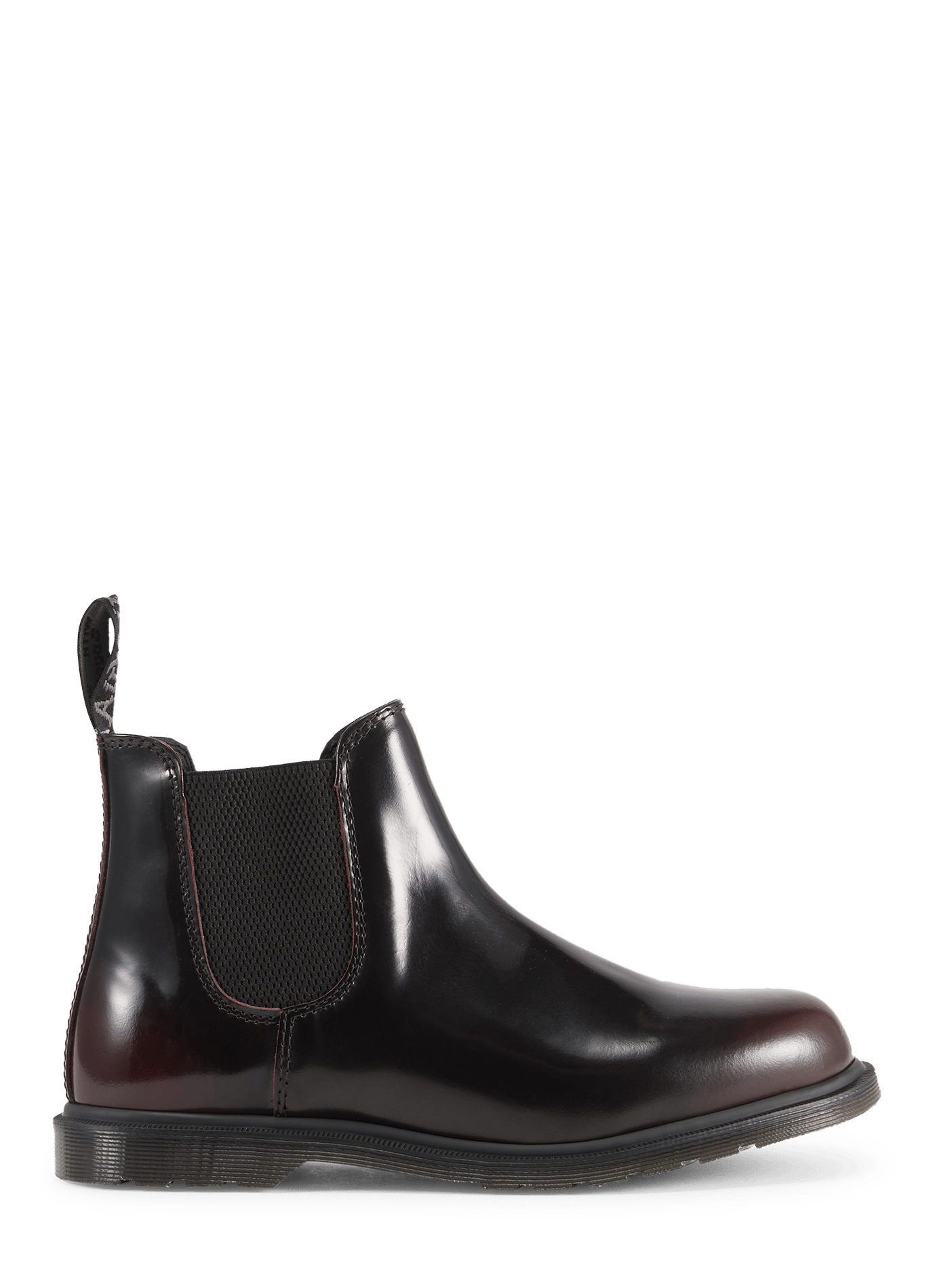 Leather ankle boots DR. MARTENS Red
