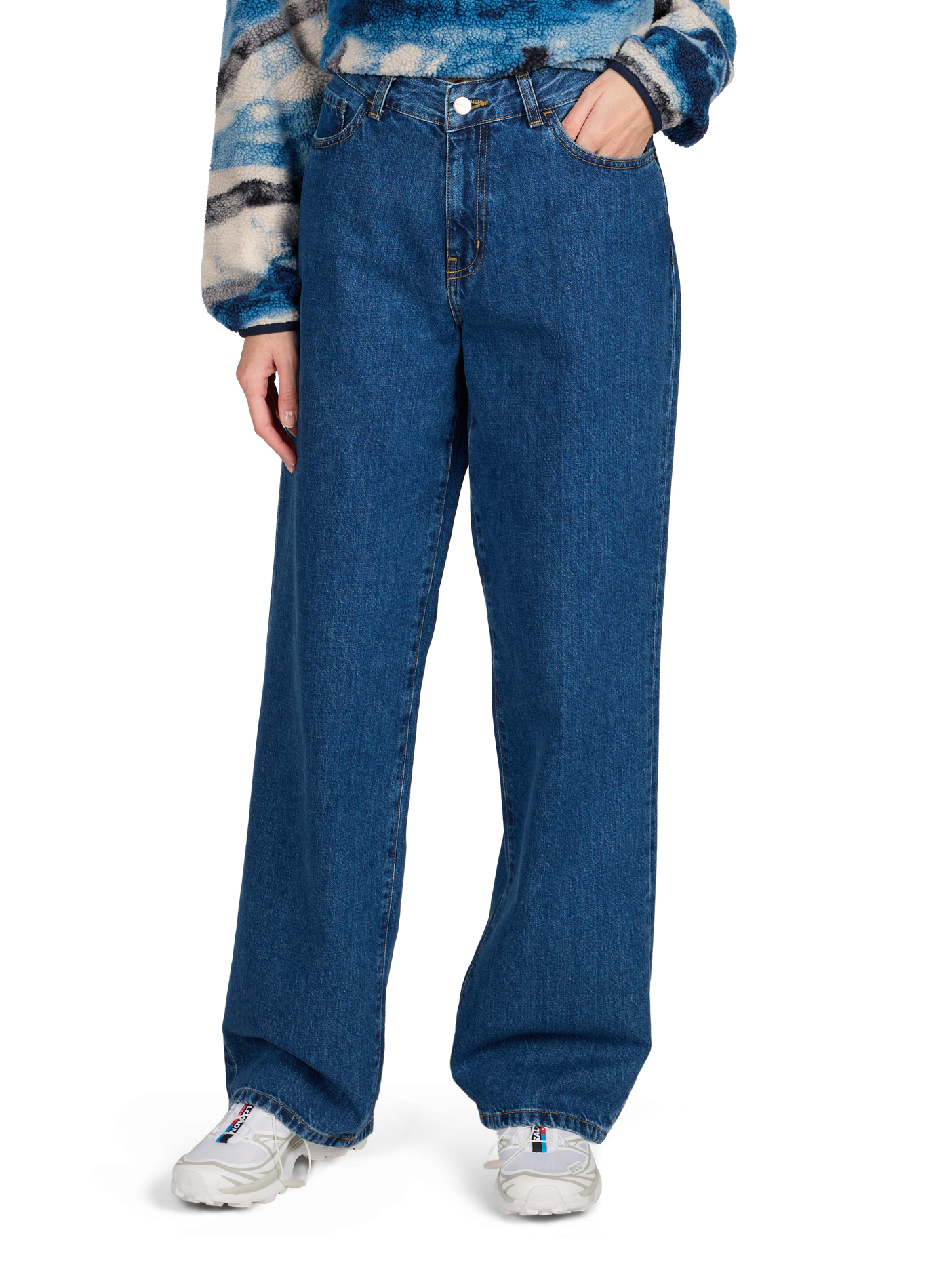 Straight Wide Leg Jeans CARHARTT WIP Blue