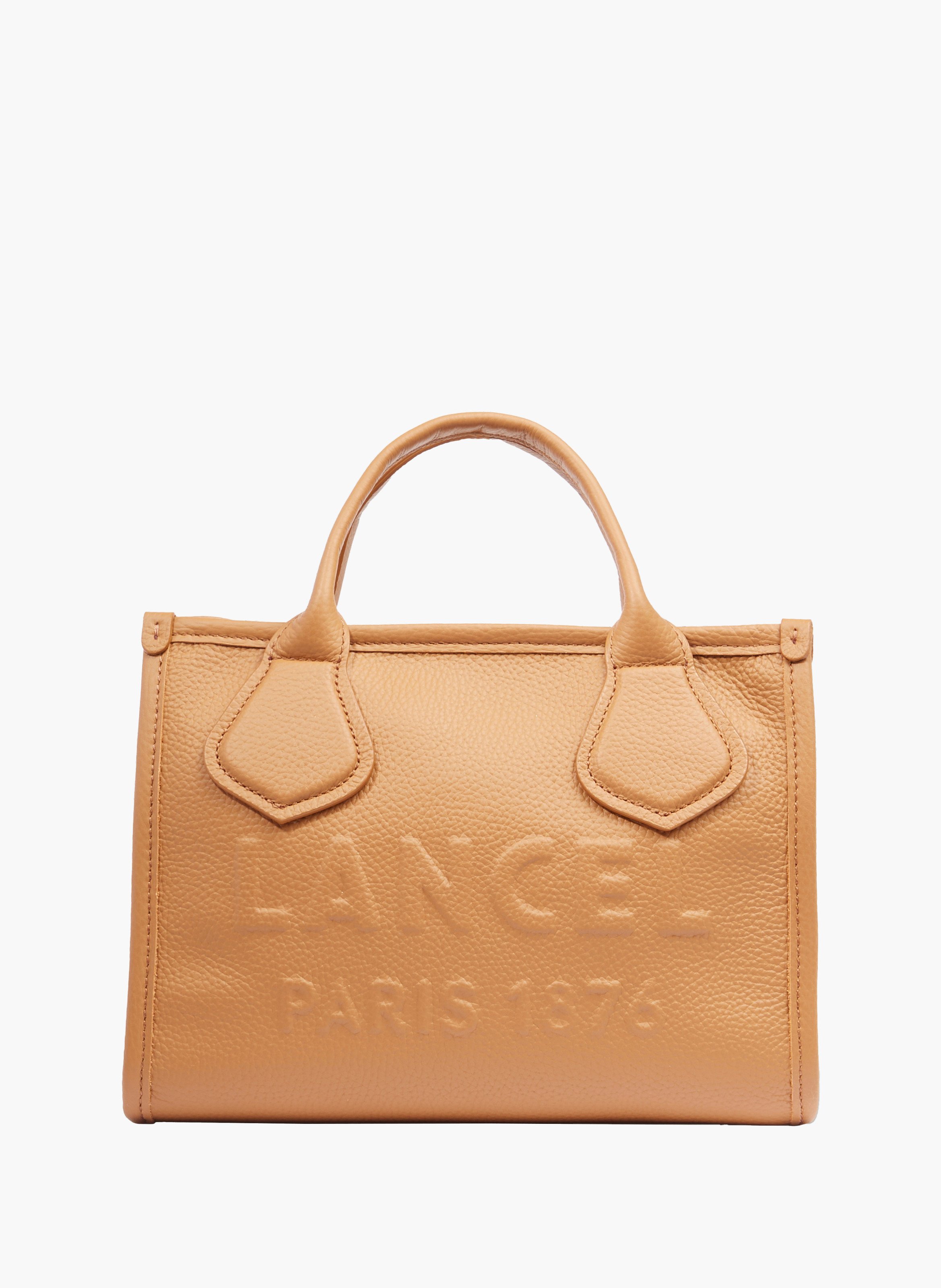 Sac cabas zippé s jour de lancel en cuir LANCEL Marron