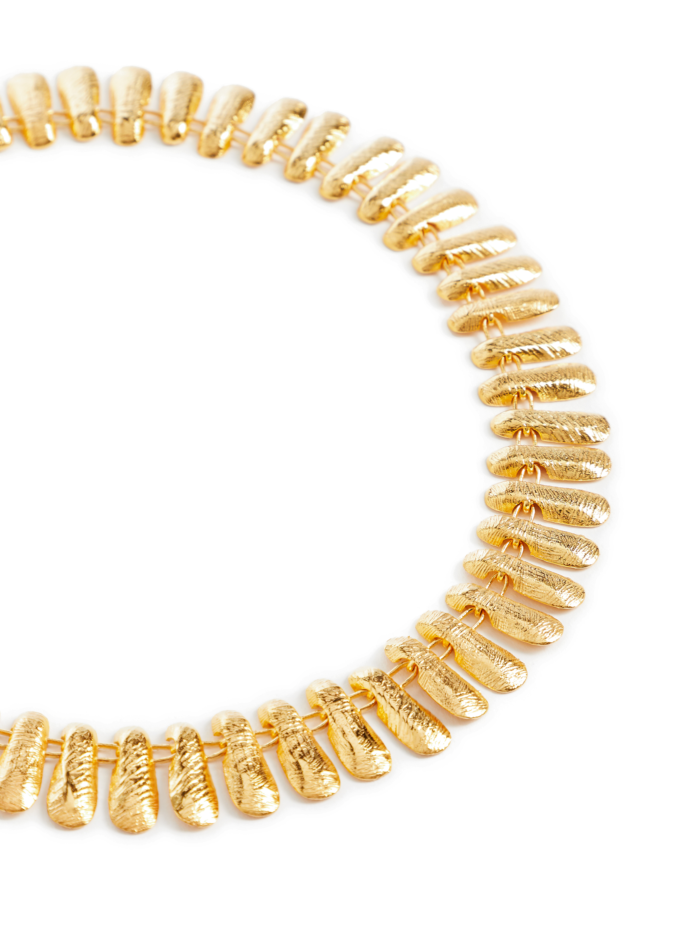 Collier chocker plaqué or