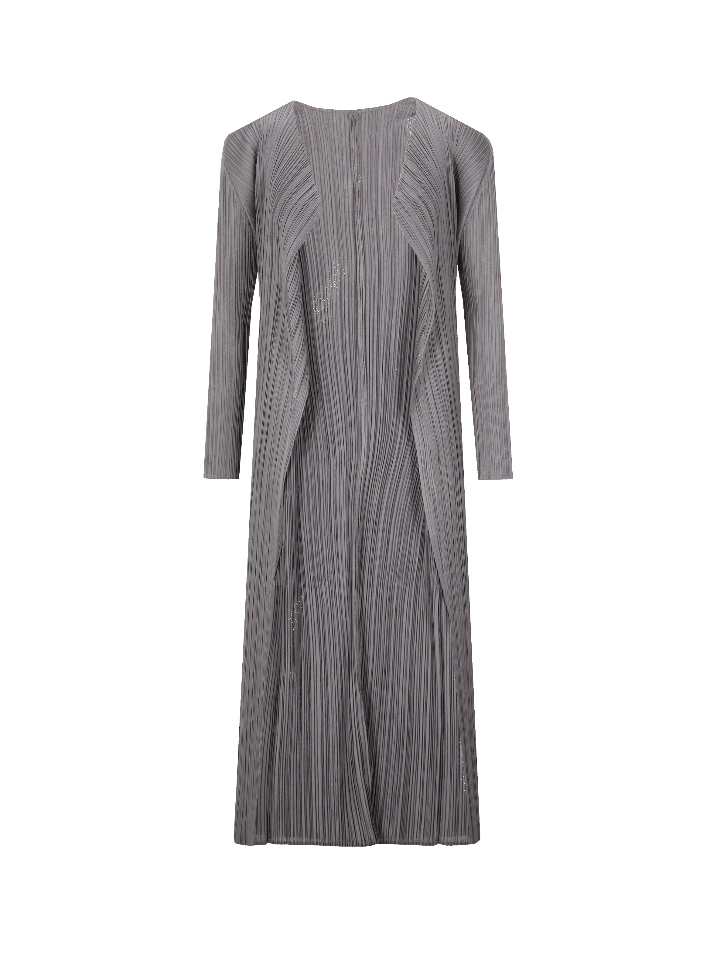 Veste longue plissée