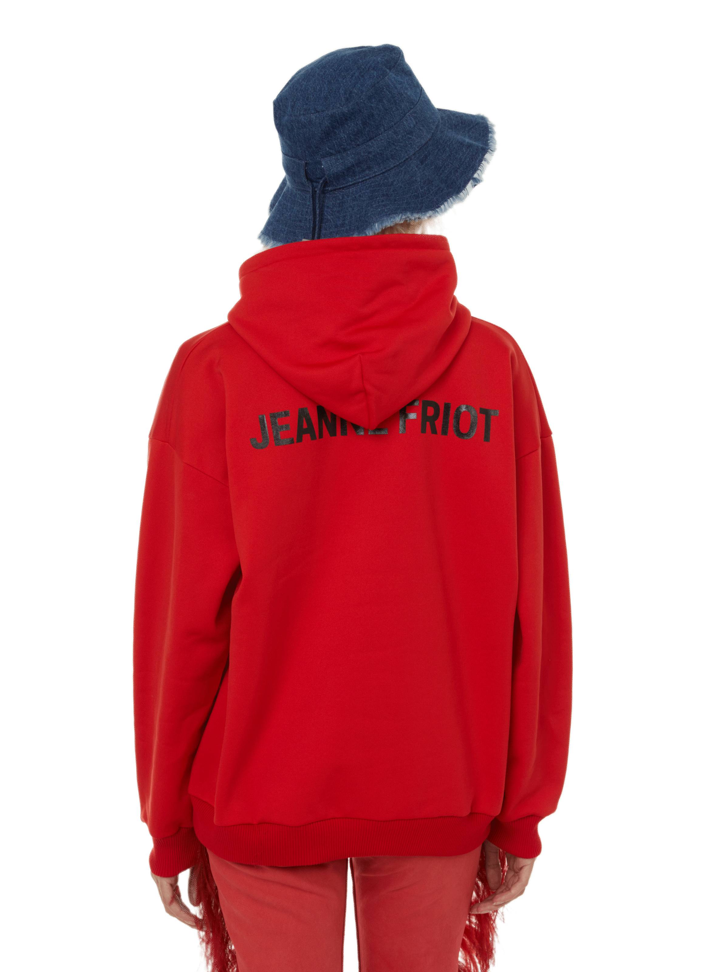 Sweatshirt à imprimé  JEANNE FRIOT Rouge
