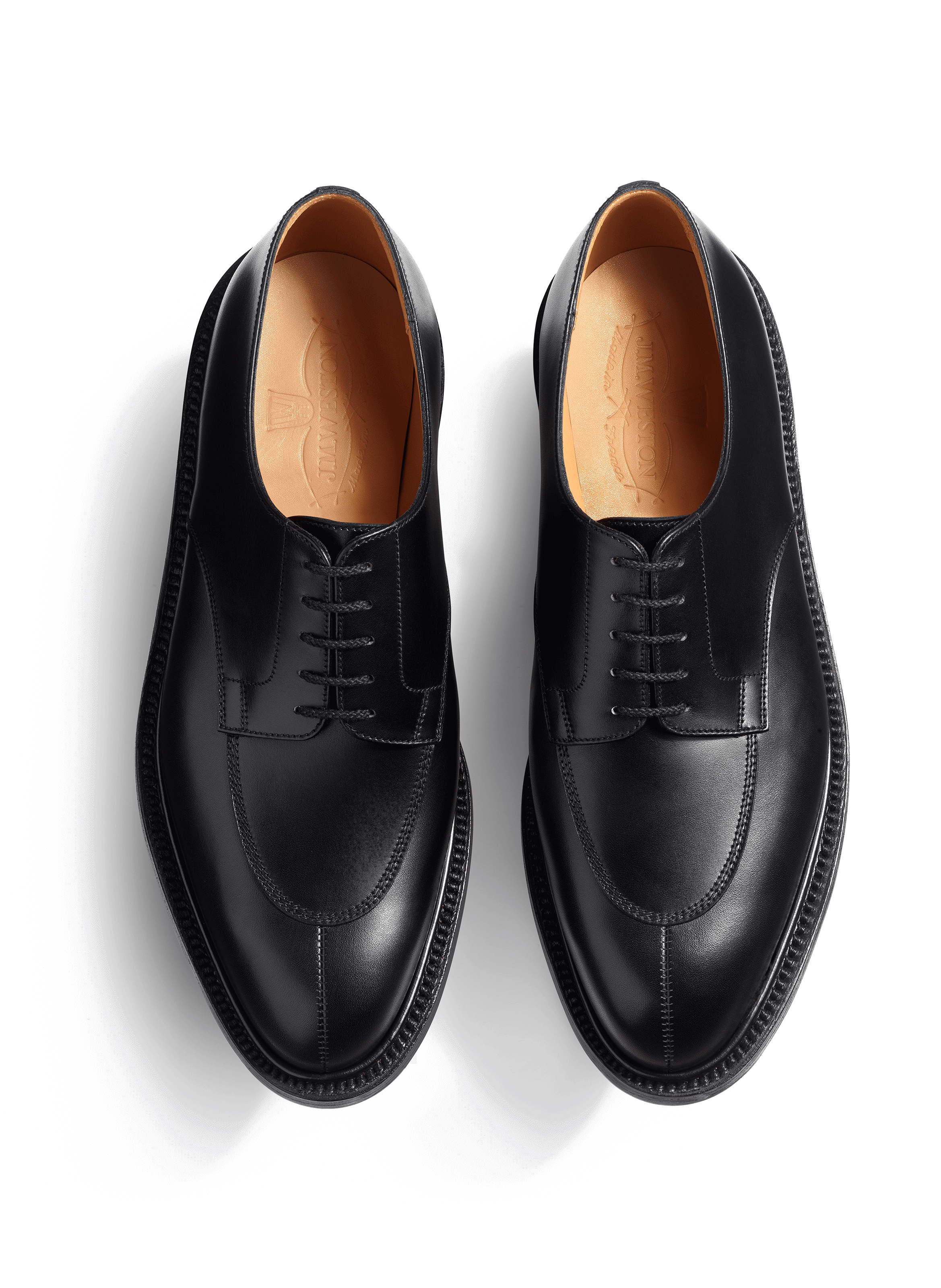 Half-Hunt leather derby shoes   J.M. WESTON Black