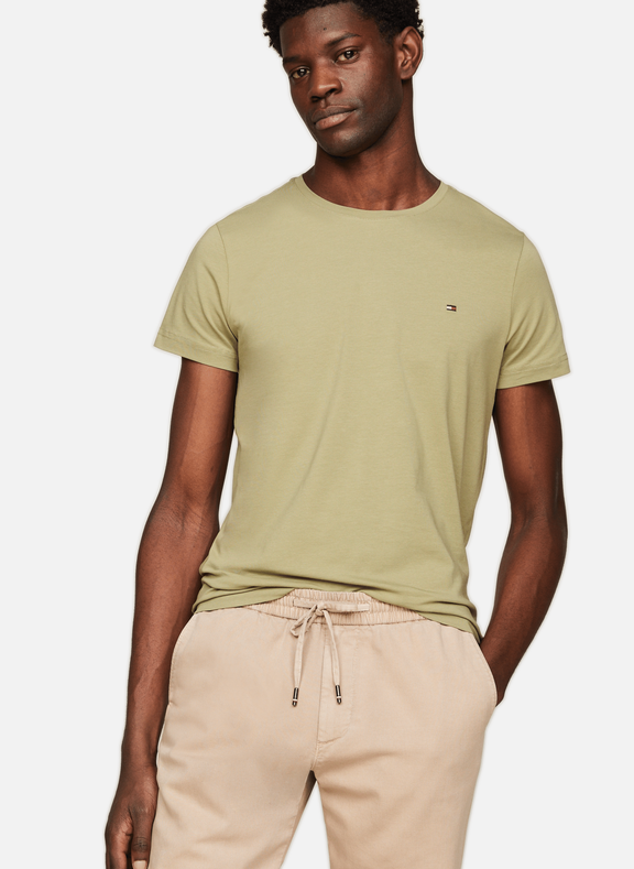 TOMMY HILFIGER T-shirt en coton Vert