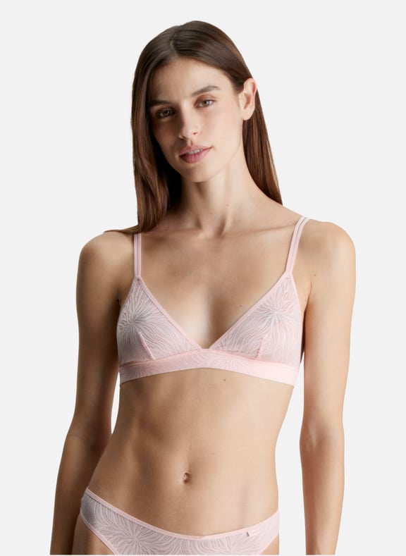 Lace bra Pink by CALVIN KLEIN CALVIN KLEIN Lace bra Pink