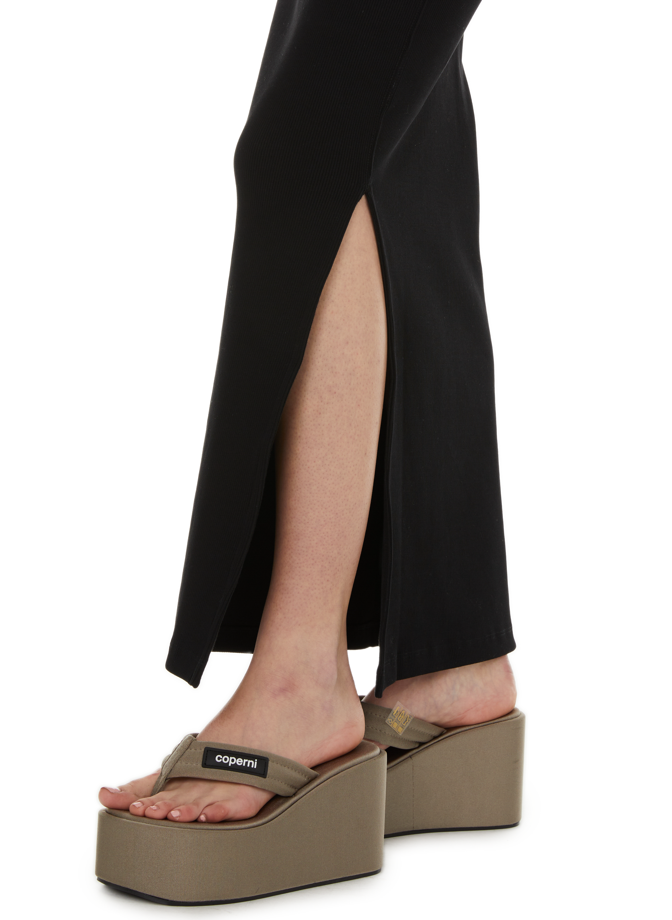 Maxi skirt with slits  ALEXANDER WANG Black