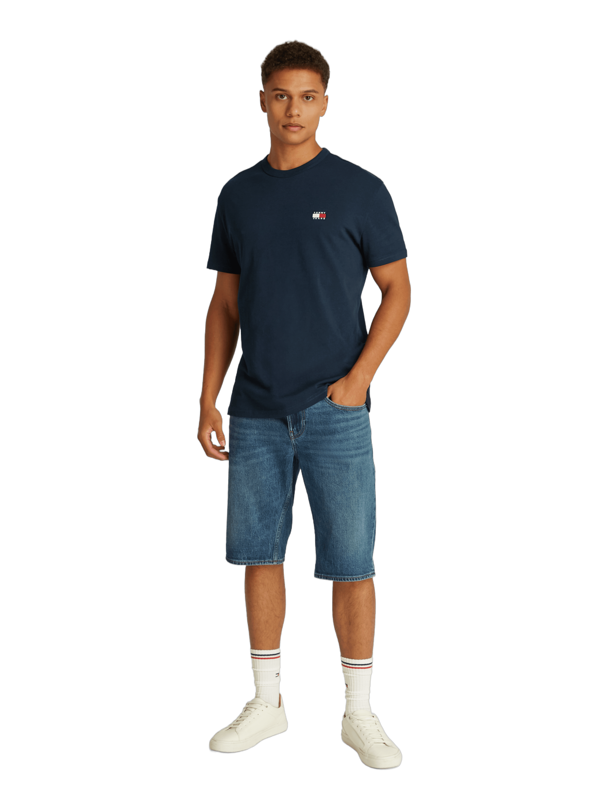 T-shirt en coton TOMMY HILFIGER Bleu