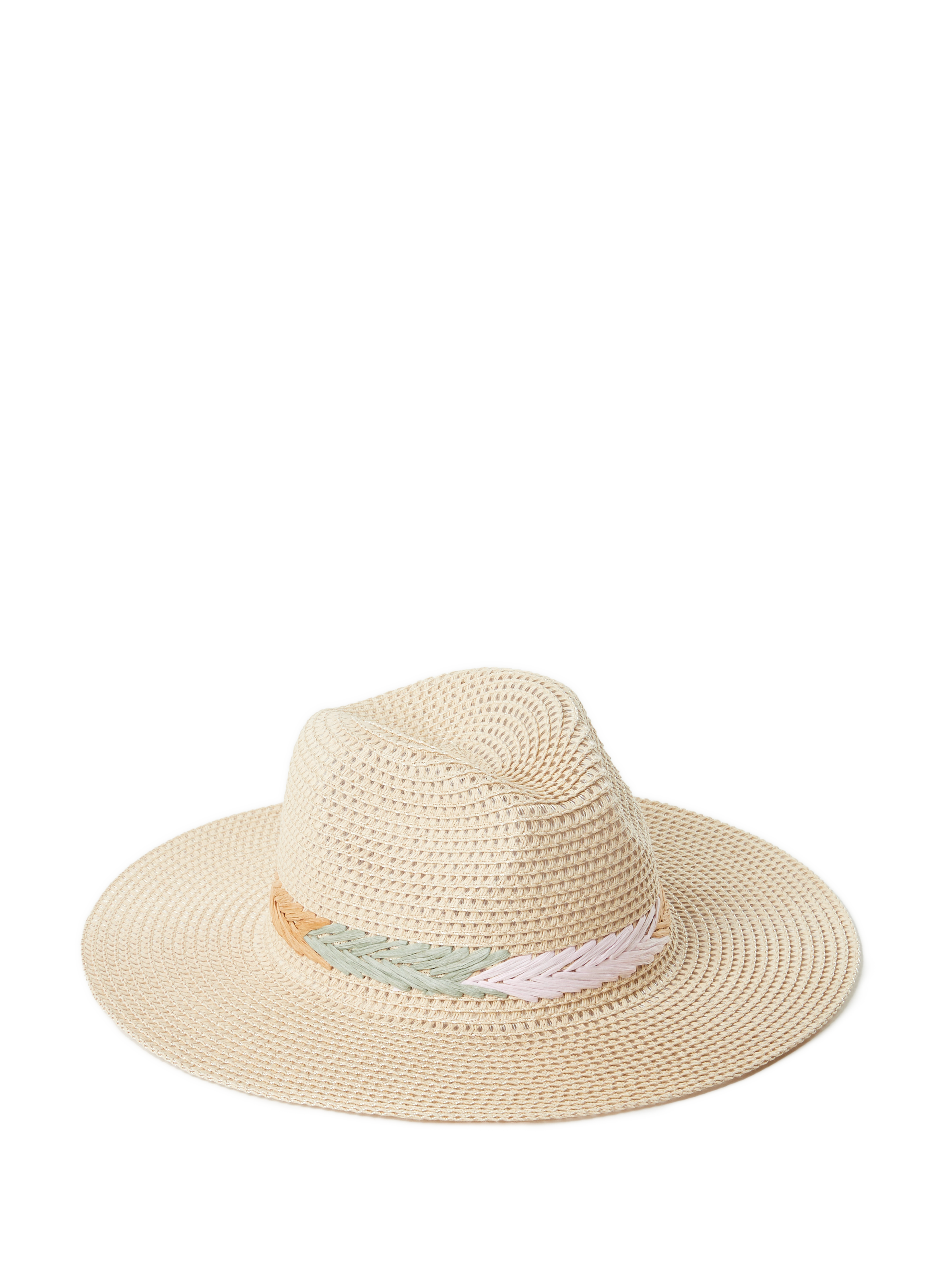 Chapeau en paille  AU PRINTEMPS PARIS Beige