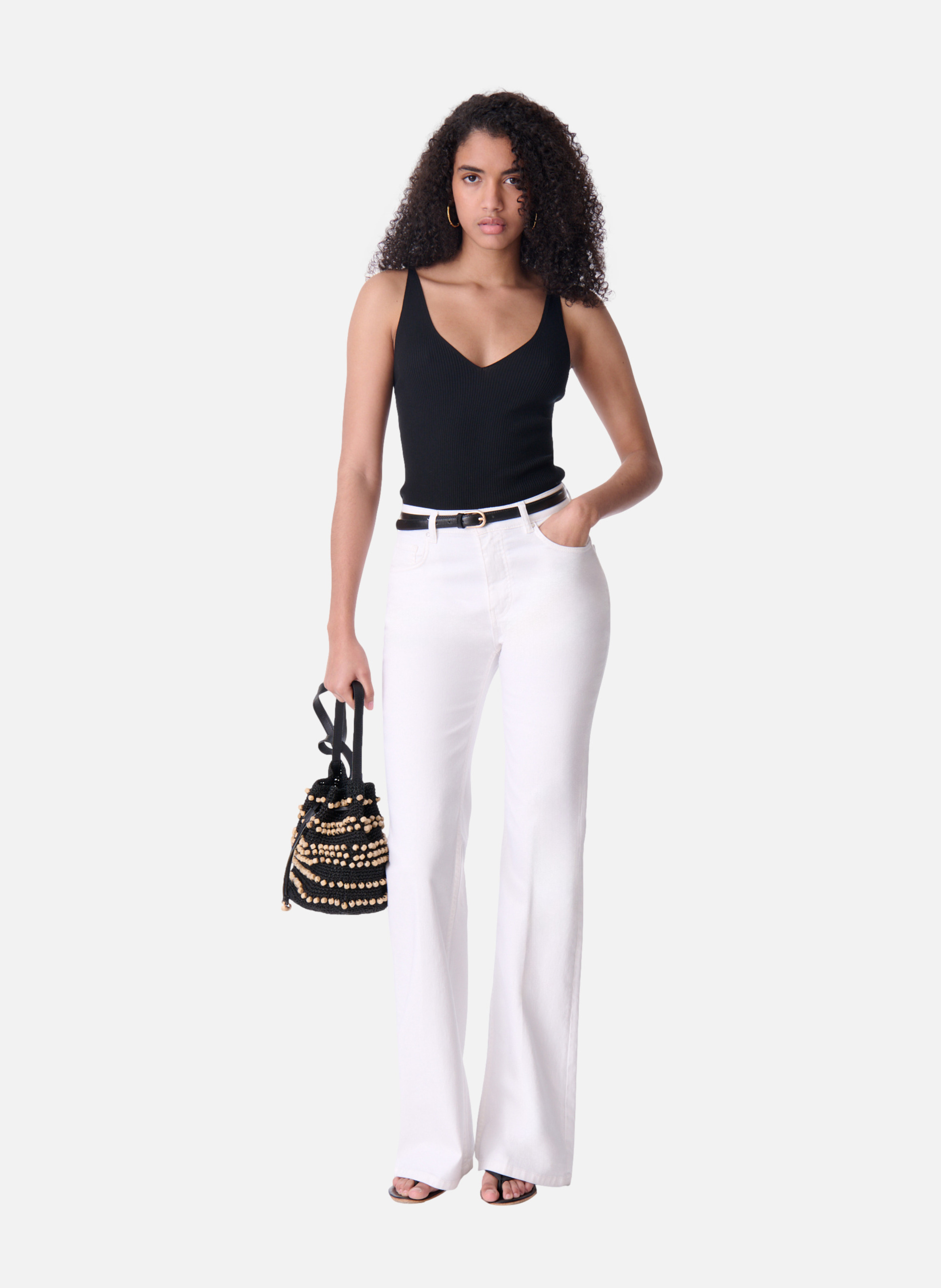 Top sans manche ernice VANESSA BRUNO Noir