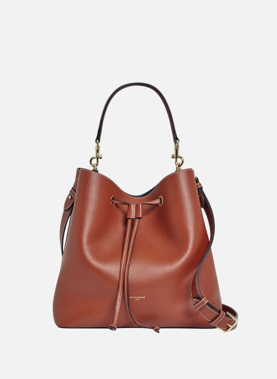 Le Tanneur Sac Femme Seau Sac A Main Cuir Sac Seau En Cuir
