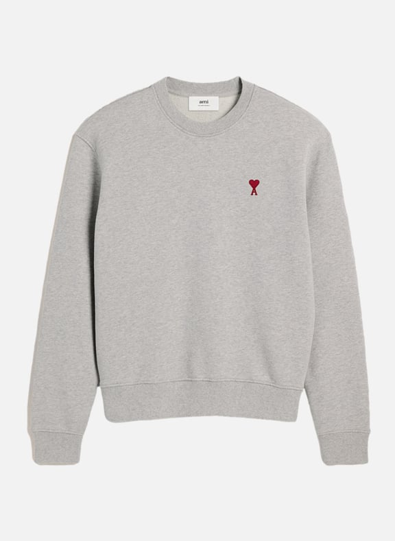 Sweatshirt ami de coeur rouge unisexe Gris by AMI PARIS AMI PARIS Sweatshirt ami de coeur rouge unisexe Gris