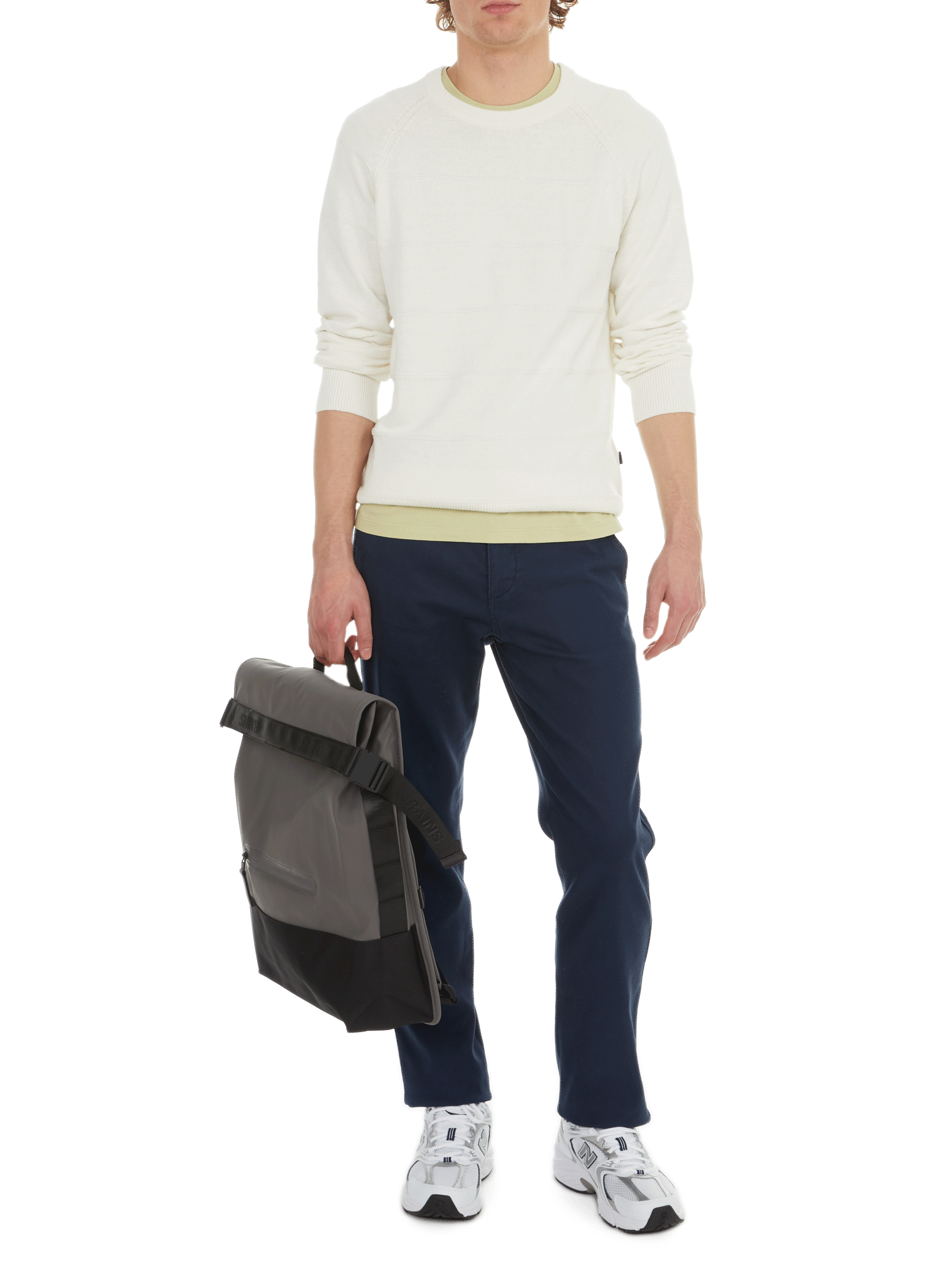 Pantalon chino en coton DOCKERS Bleu