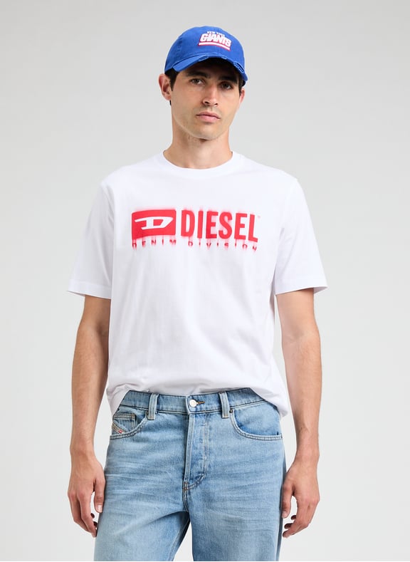 T-shirt à logo Blanc by DIESEL DIESEL T-shirt à logo Blanc