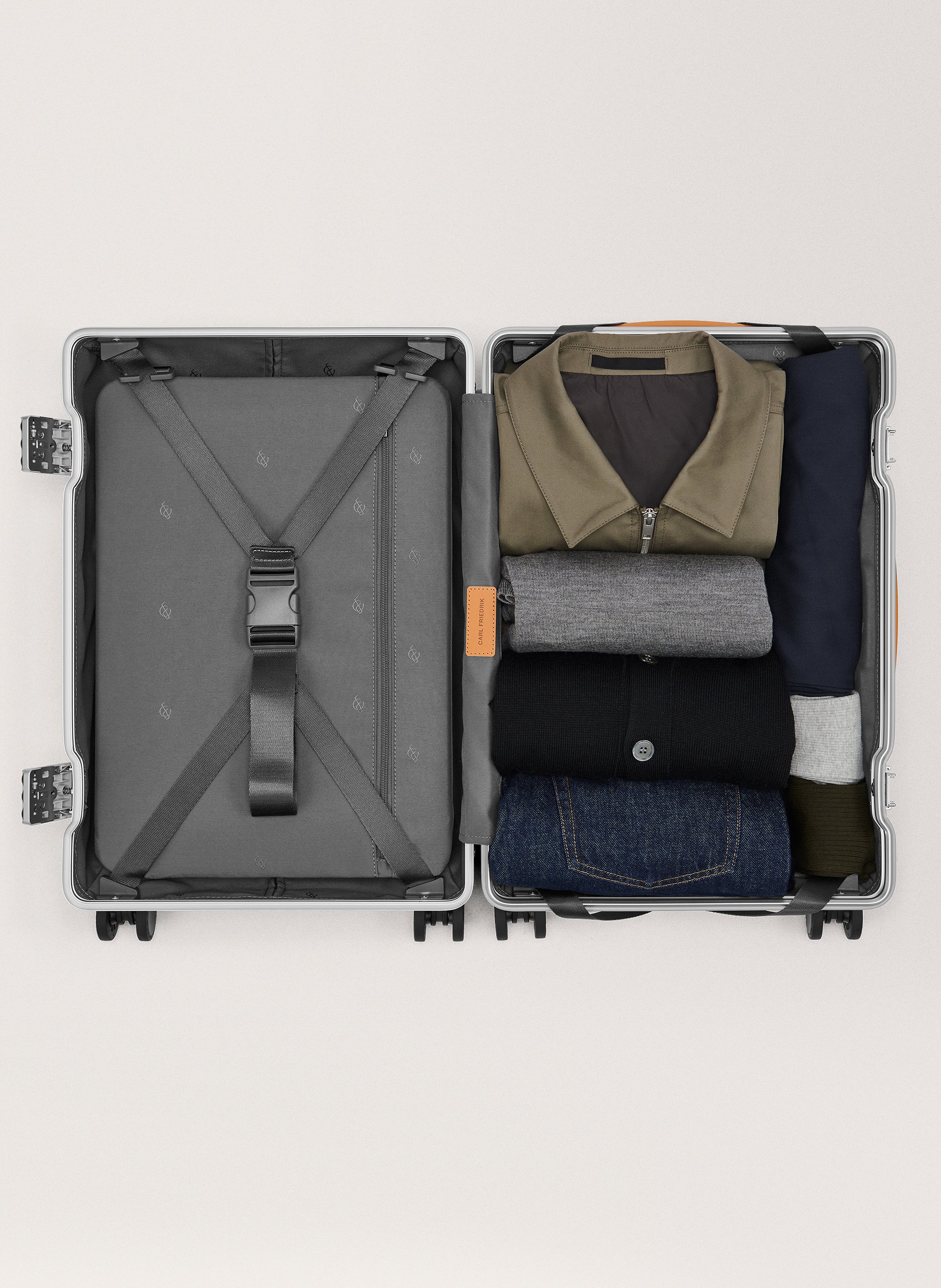 Valise 'the carry-on x' en polycarbonate CARL FRIEDRIK Argent