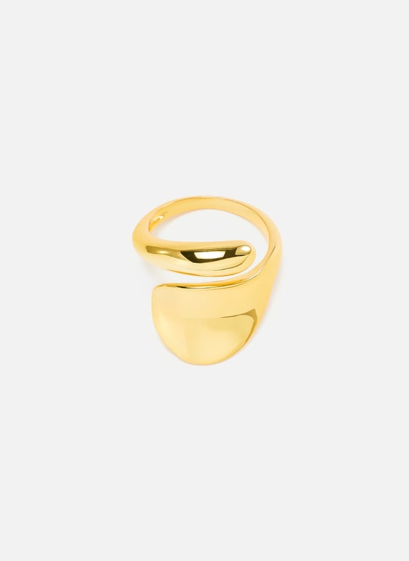Adjustable ring Golden by AU PRINTEMPS PARIS AU PRINTEMPS PARIS Adjustable ring Golden