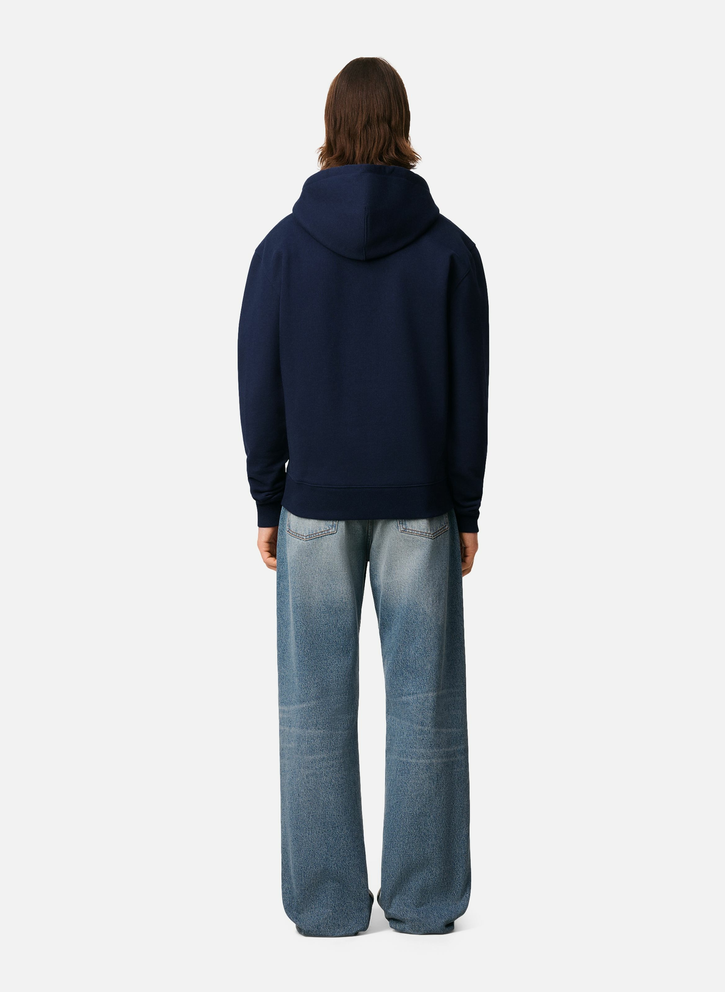 Hoodie zippé ami de coeur rouge unisexe AMI PARIS Bleu