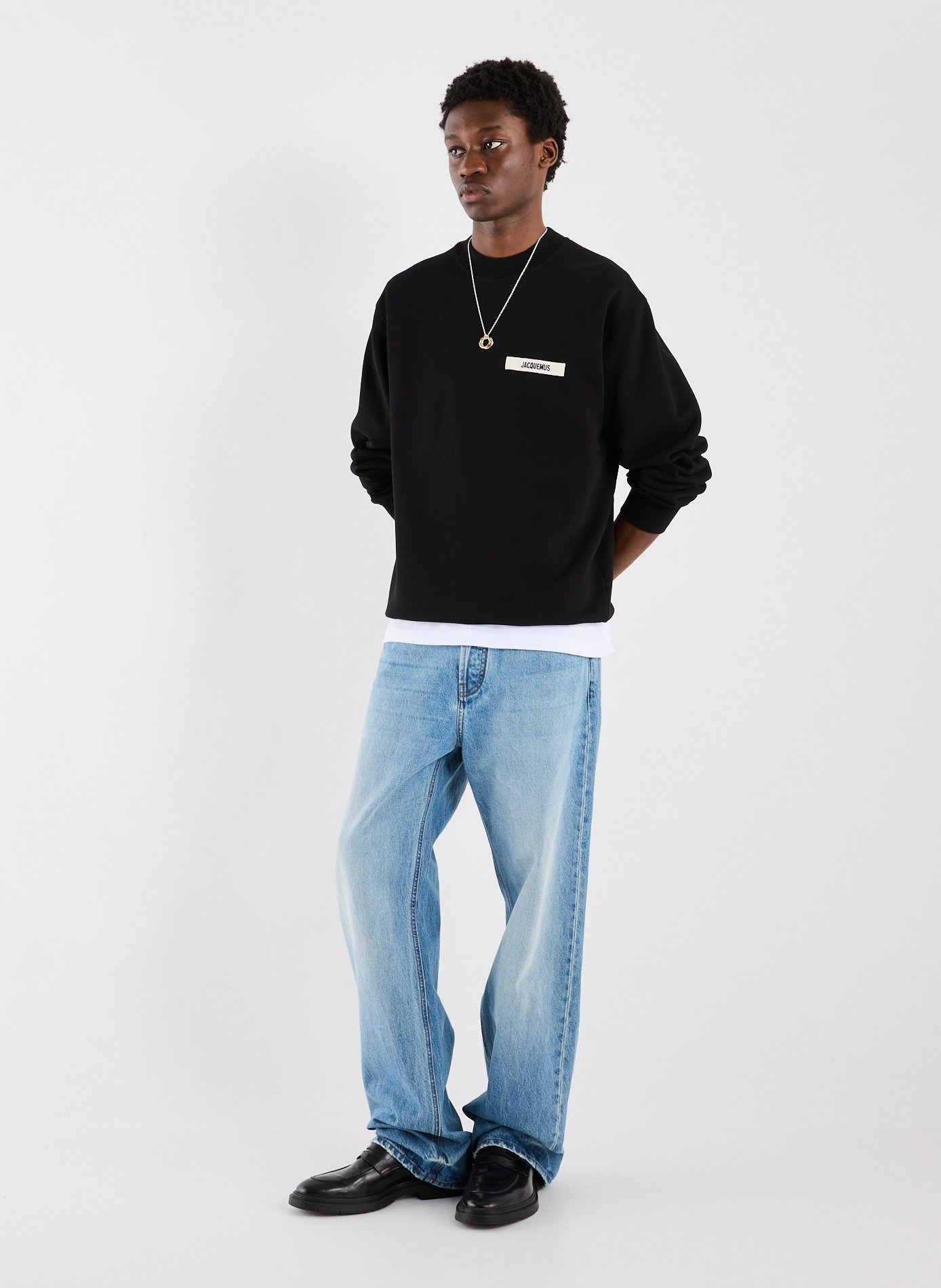 Cotton jumper JACQUEMUS Black