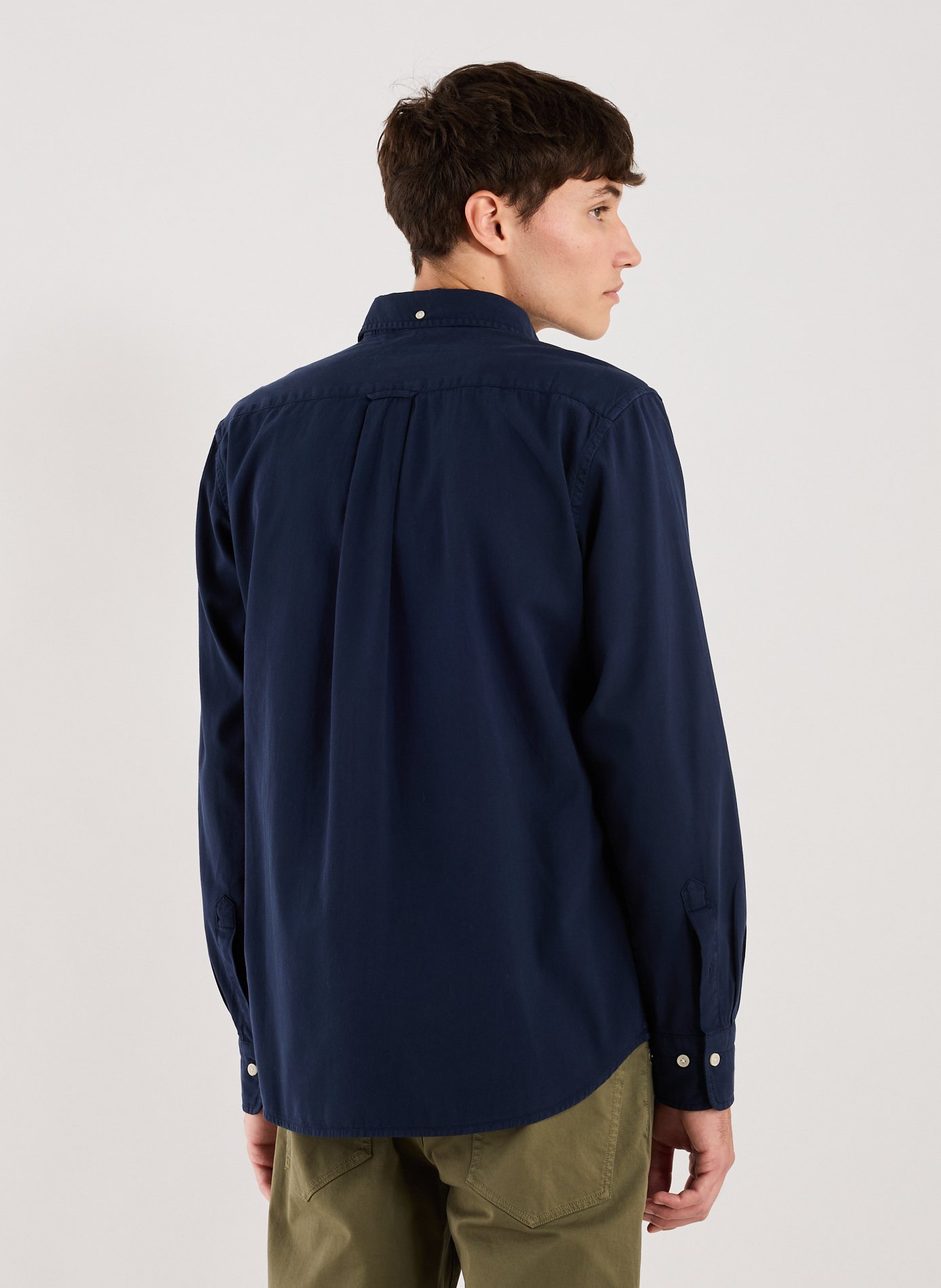 Cotton shirt GANT Blue