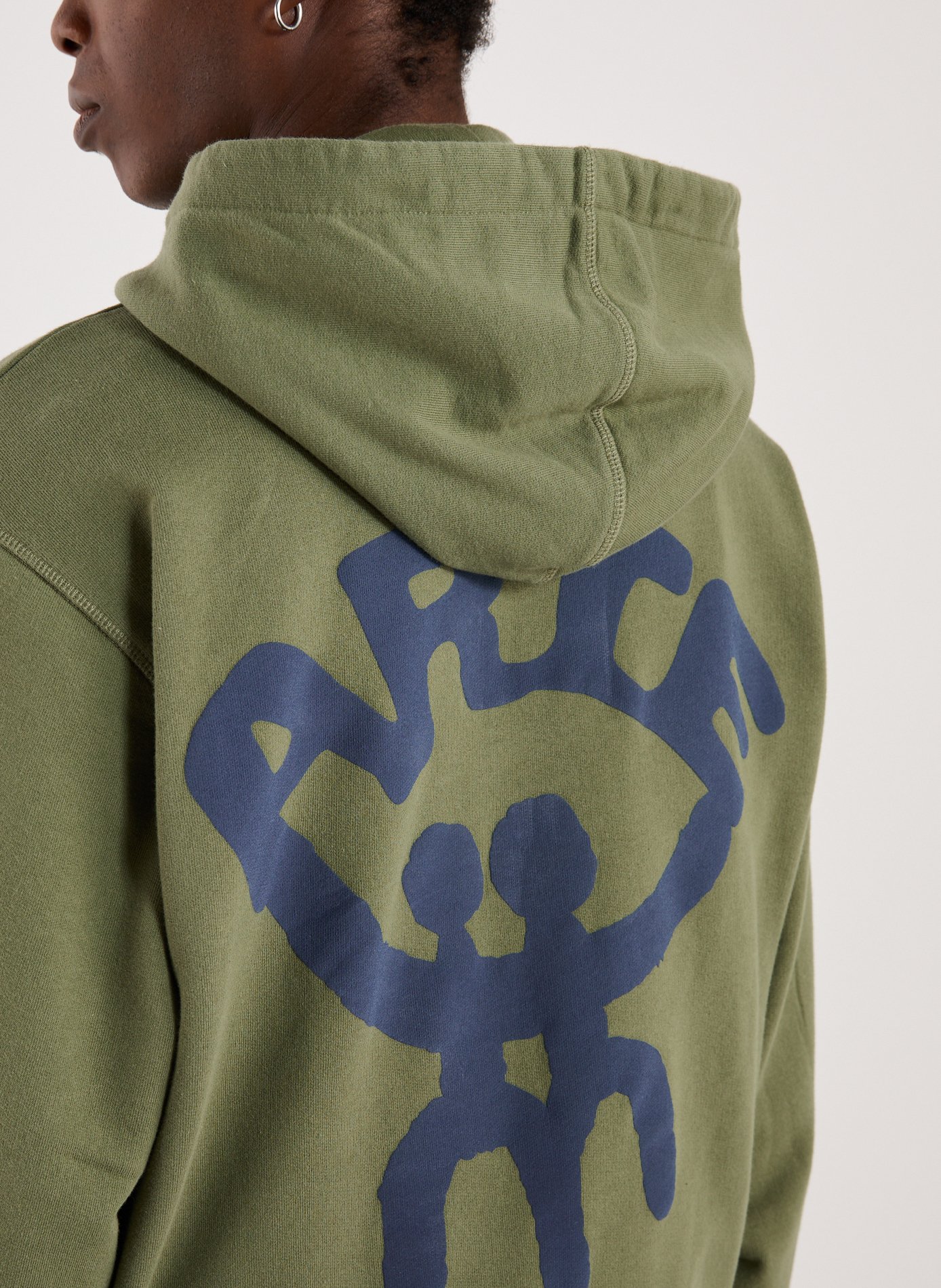 Sweat à capuche en coton ARTE ANTWERP Kaki