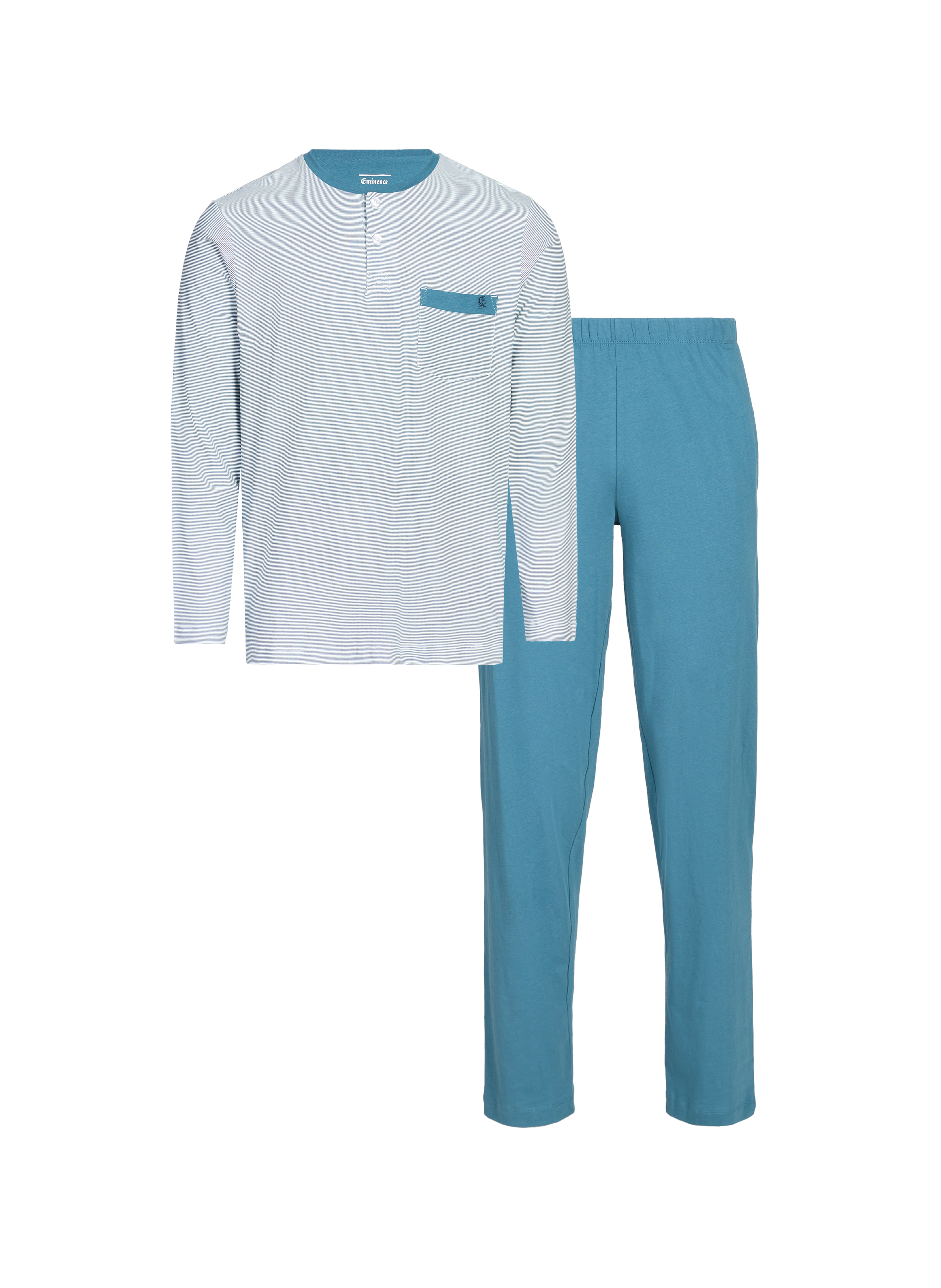 EMINENCE Long cotton pajamas Green