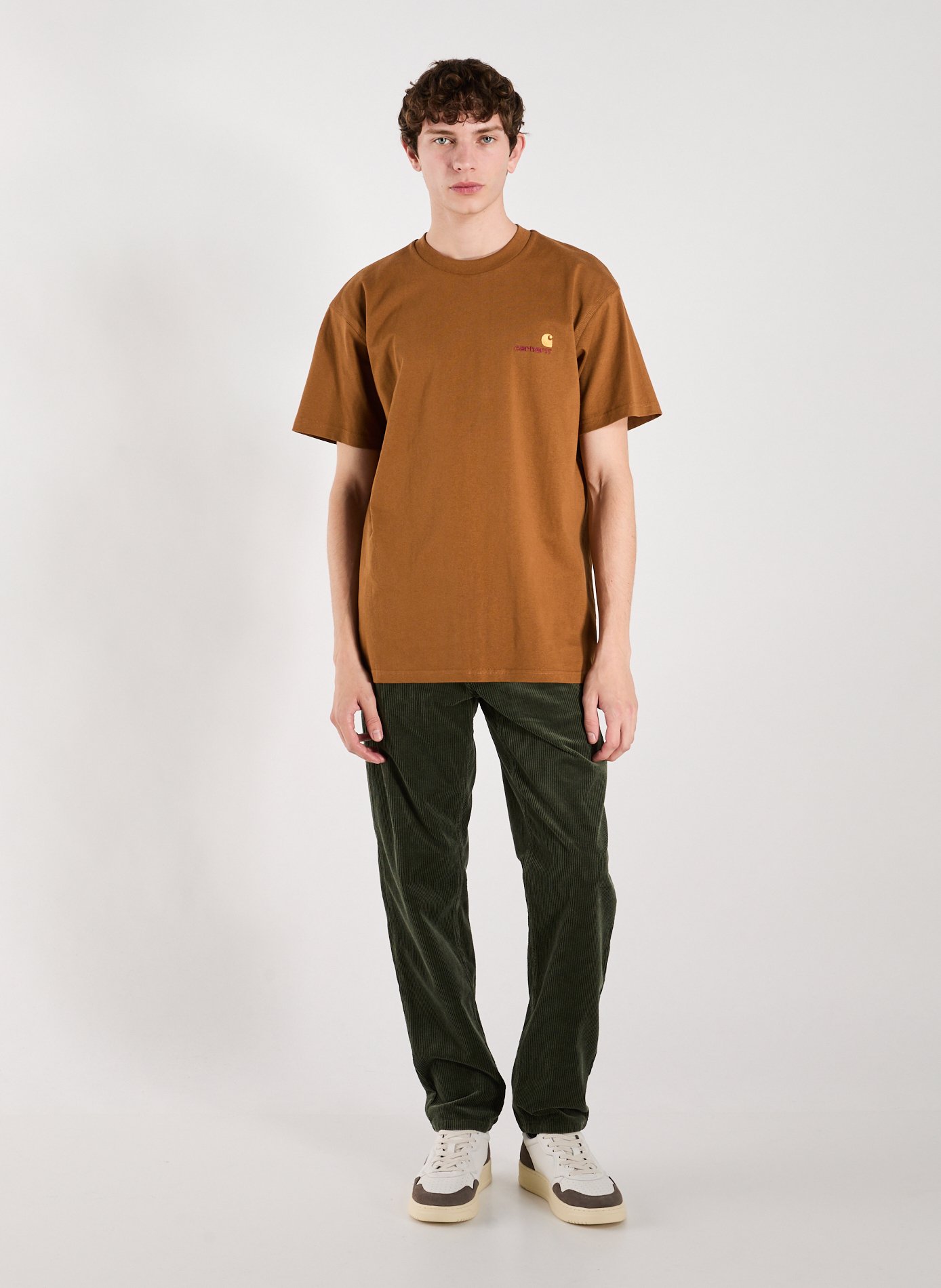 Classic Cotton T-Shirt CARHARTT WIP Brown