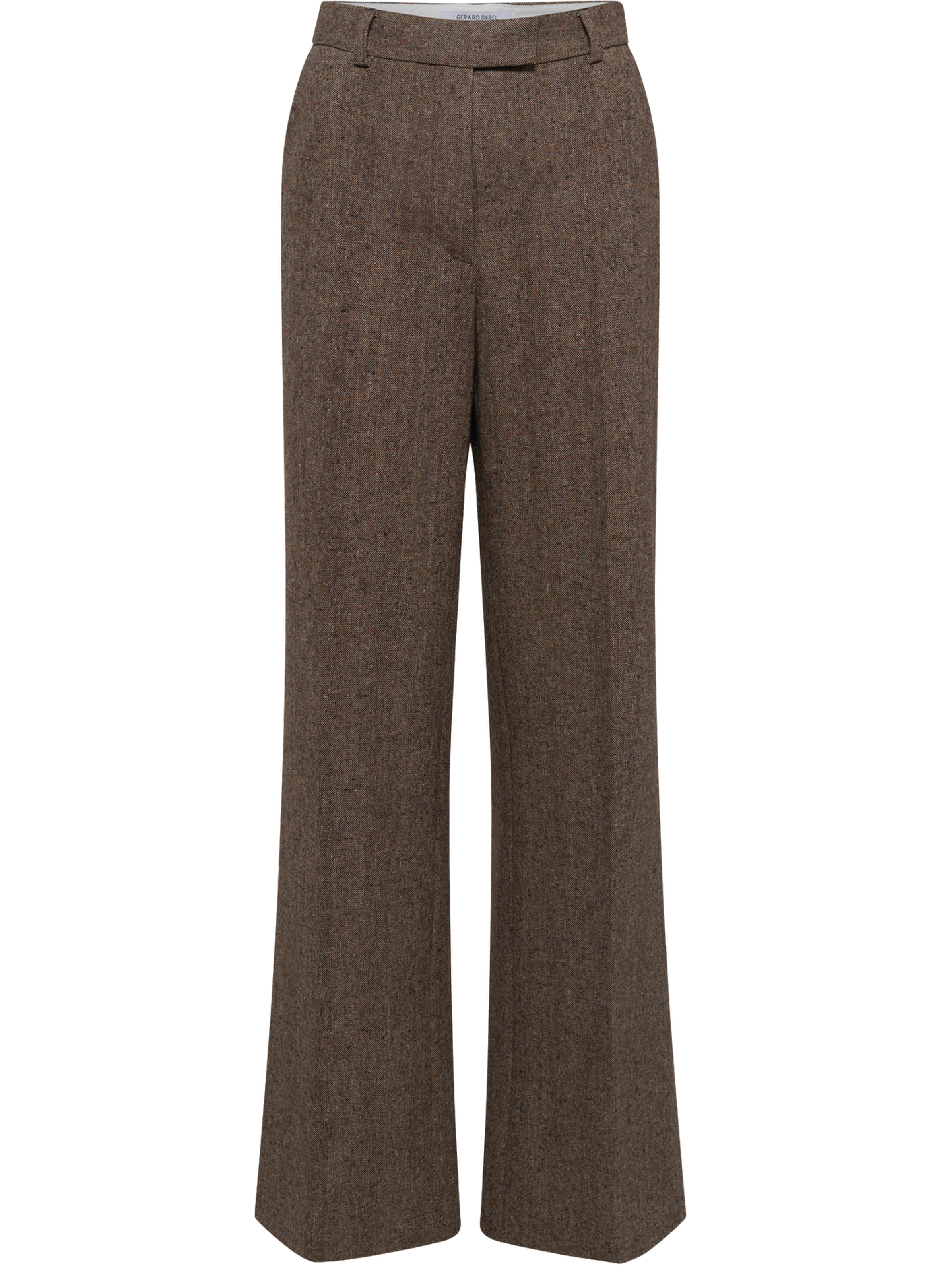 Pantalon flare chiné - coralie GERARD DAREL Marron