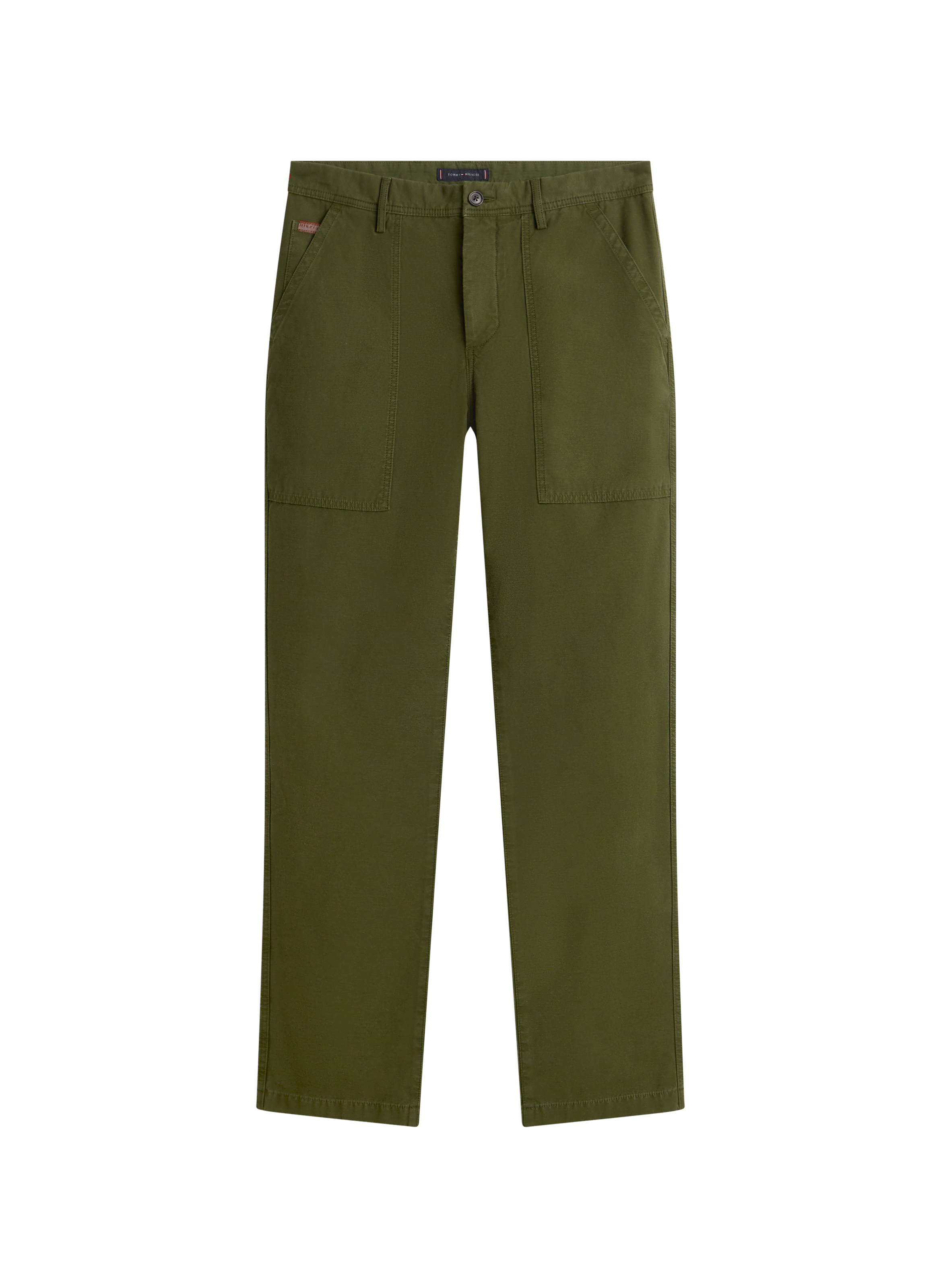 Pantalon chino en coton TOMMY HILFIGER Kaki