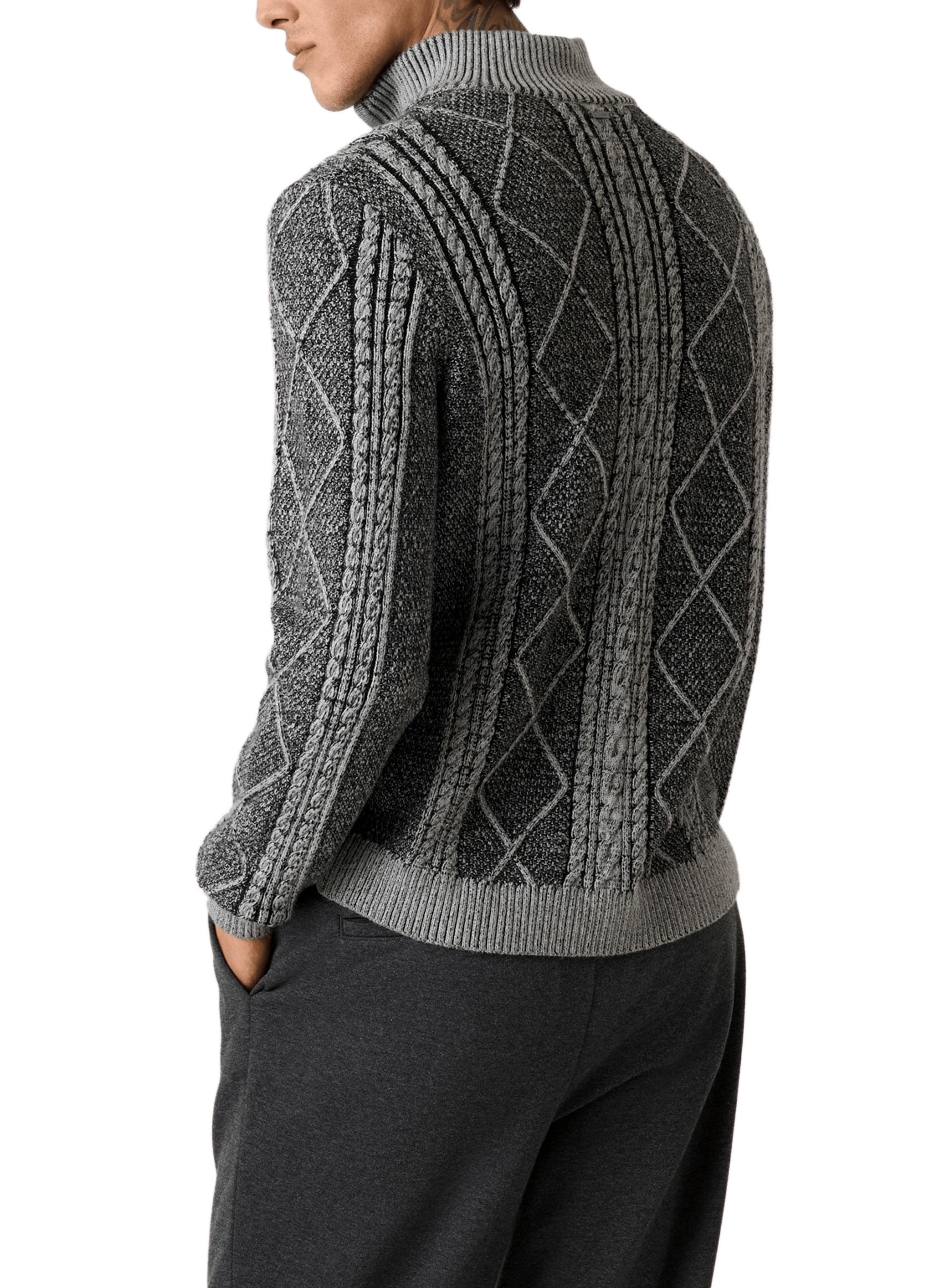 Zip-Neck Jumper GUESS Black