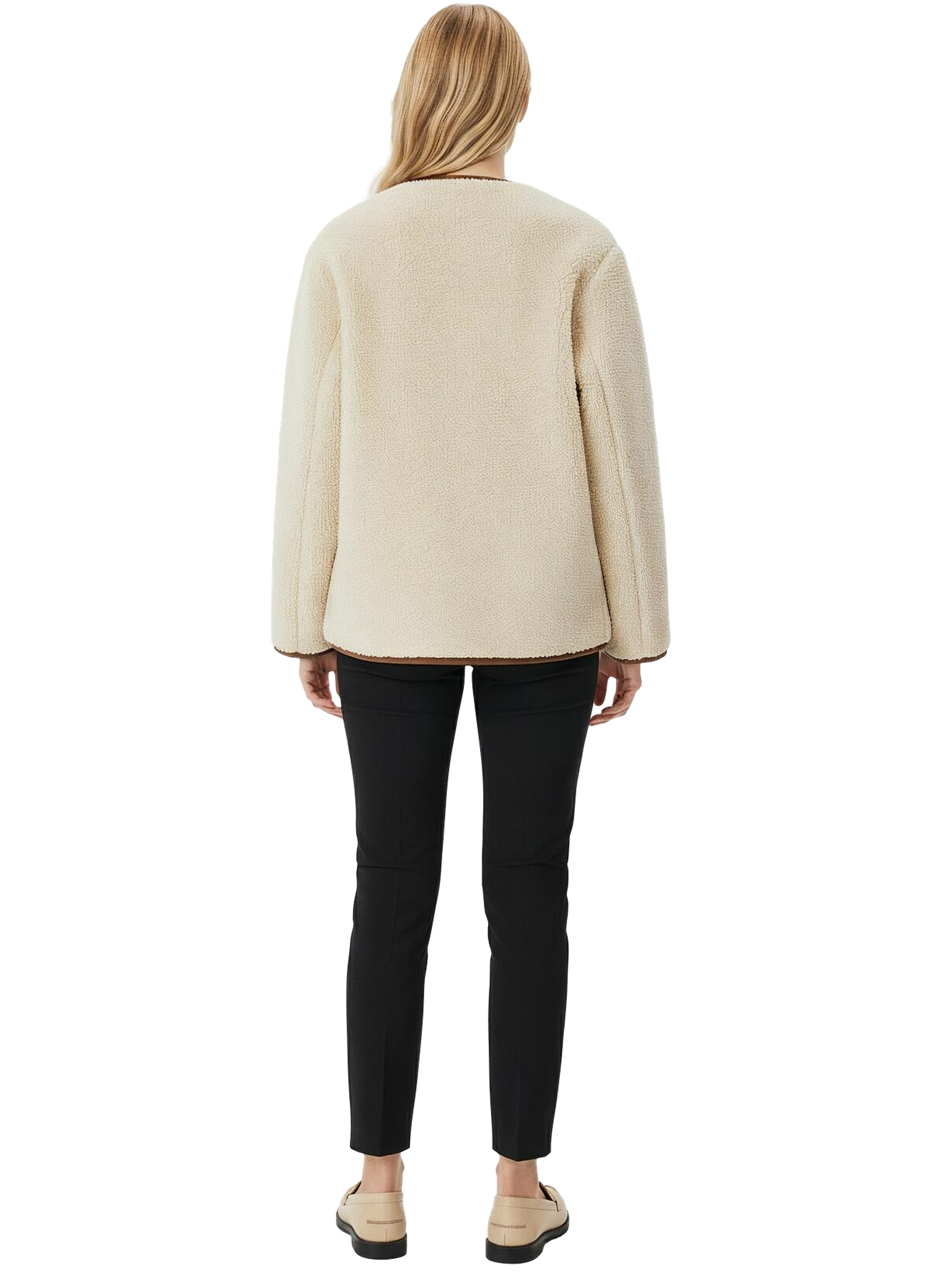 Manteau court en fausse fourrure - lila PABLO Beige