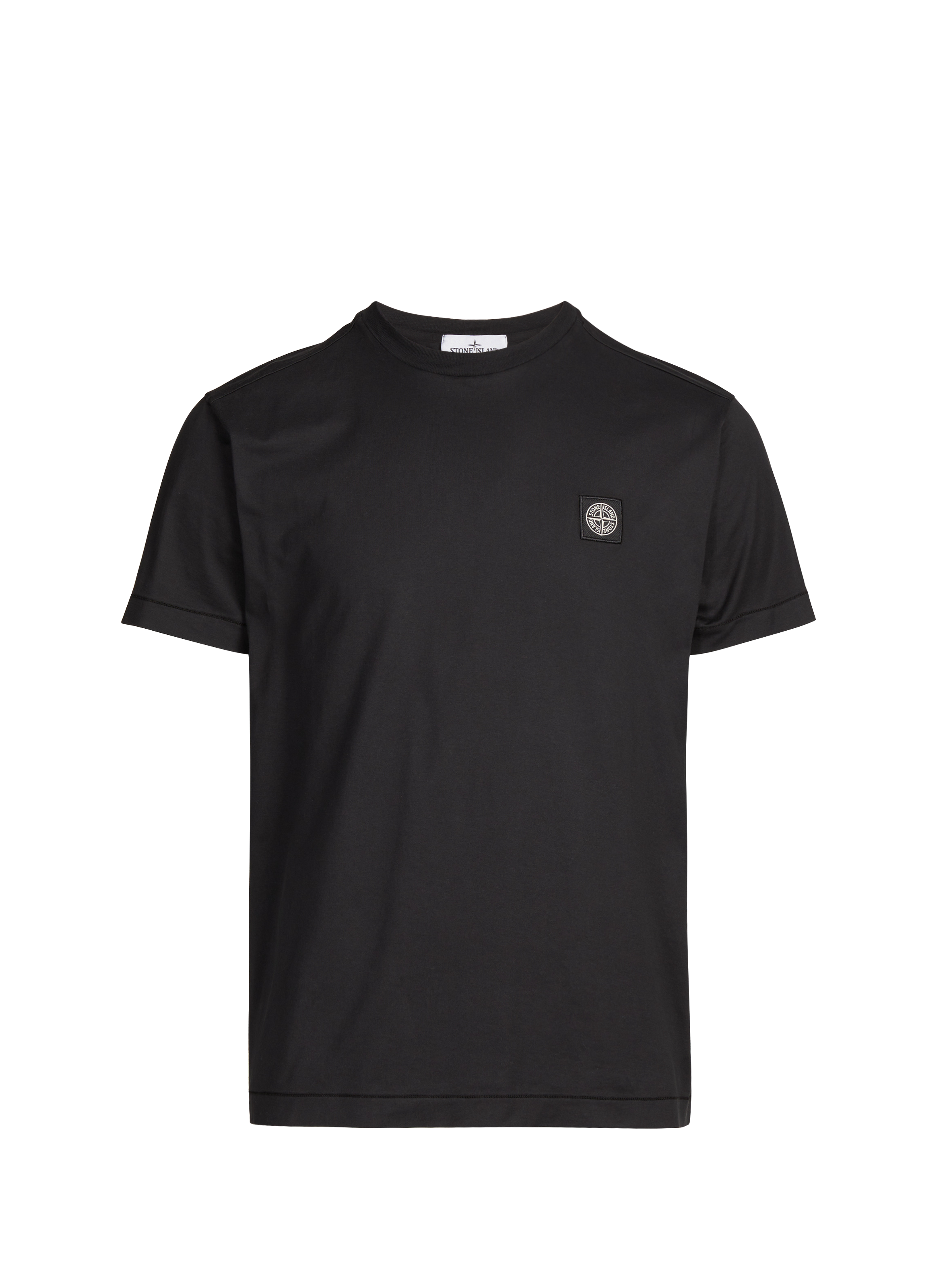 Classic Cotton T-Shirt STONE ISLAND Black