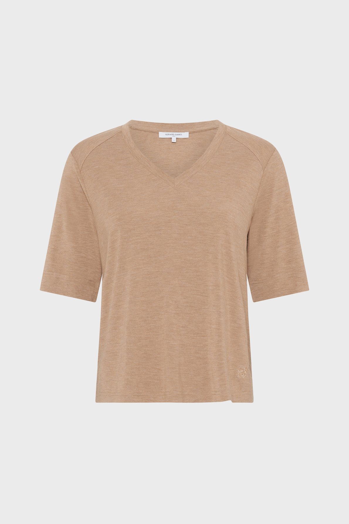 T-shirt v fluide - malvine GERARD DAREL Marron