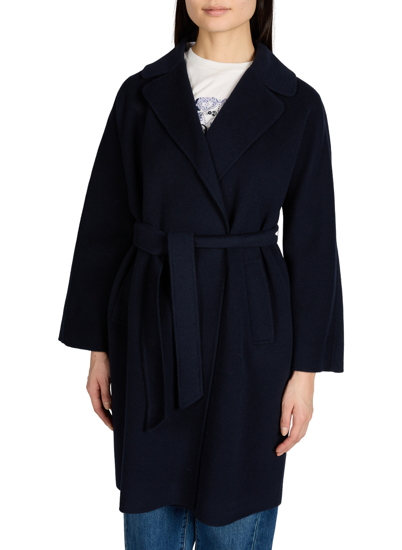 Wool blend Coat WEEK END Blue