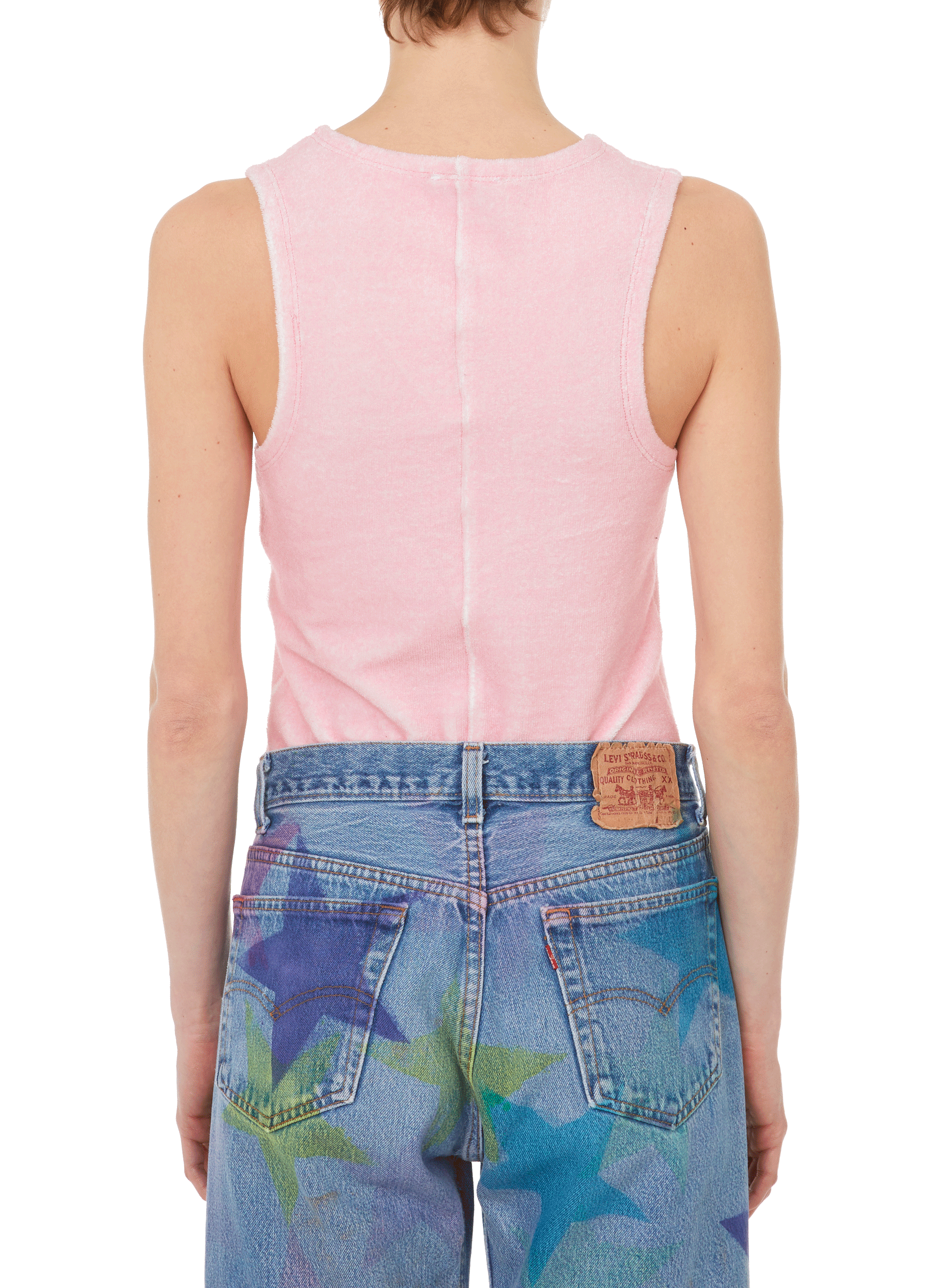 Printed towelling top COLLINA STRADA Multicolour