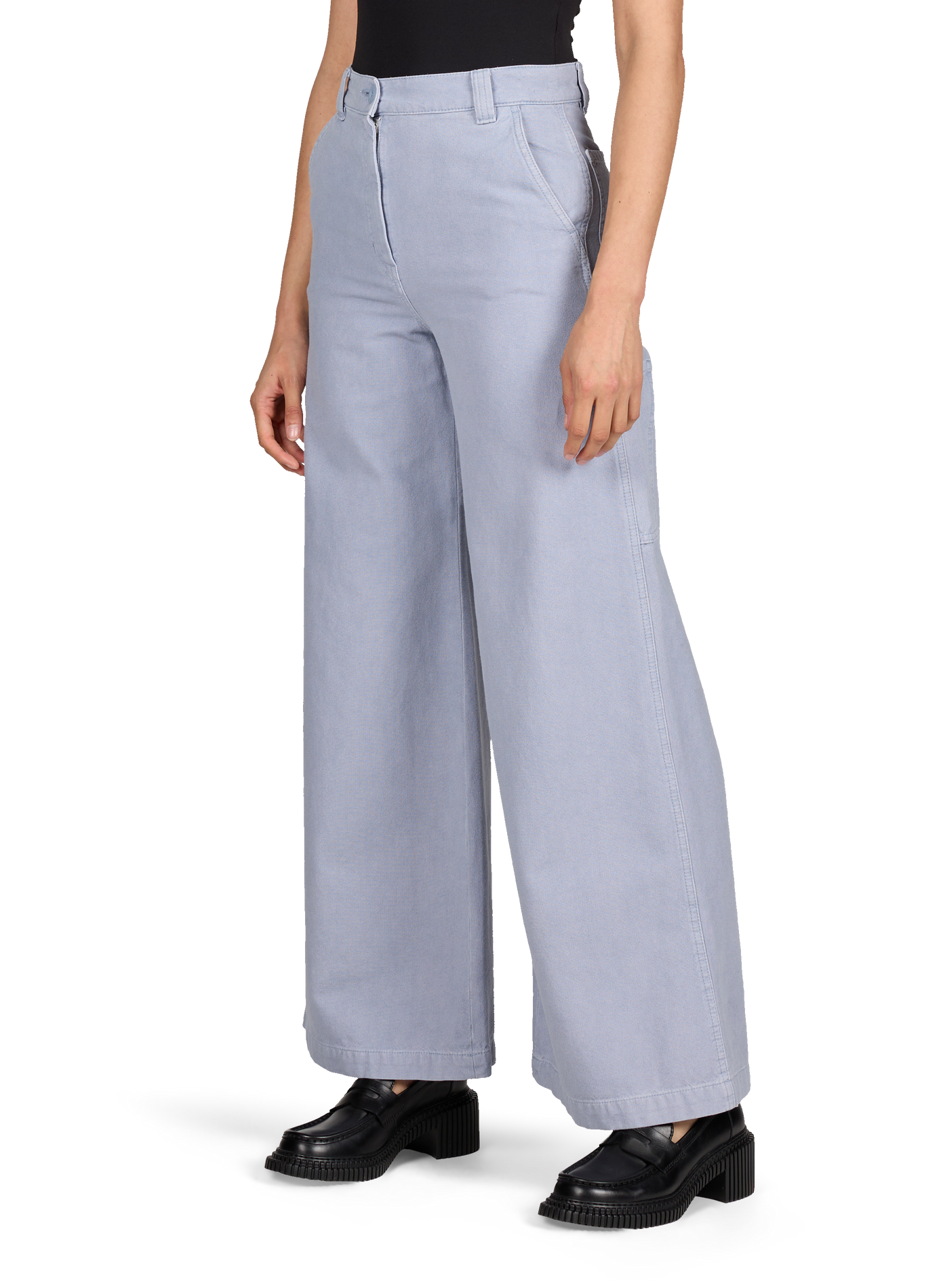 Pantalon cargo MAX MARA WEEK END Bleu