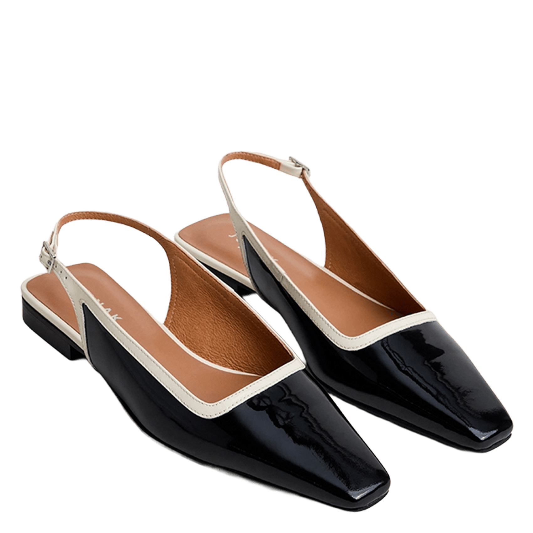 Ballerines en cuir daxus JONAK Noir