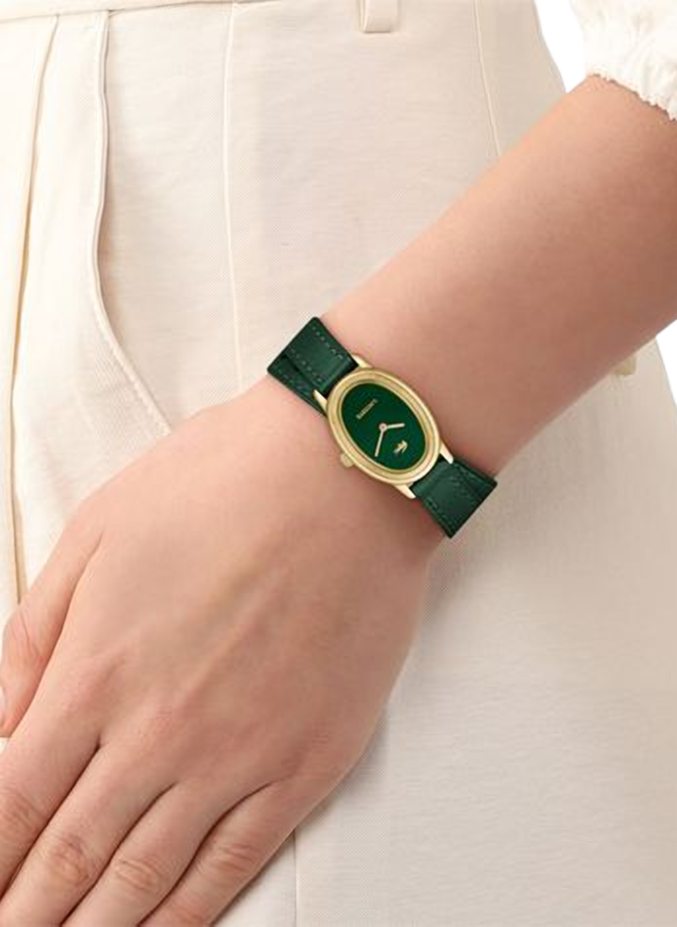 Montre quartz Lacoste Parisienne en cuir LACOSTE MONTRES Vert