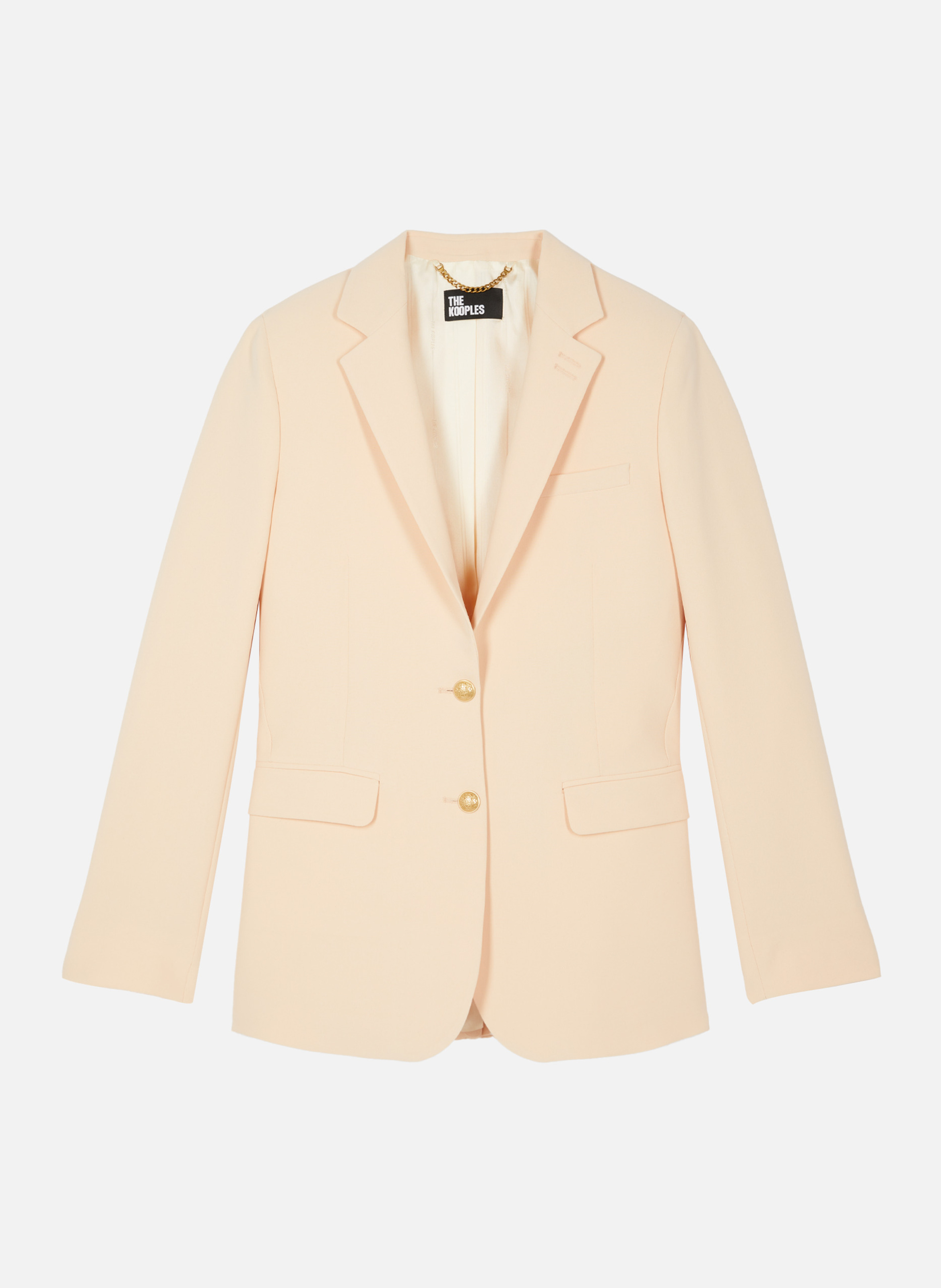 Veste de tailleur droite THE KOOPLES Beige
