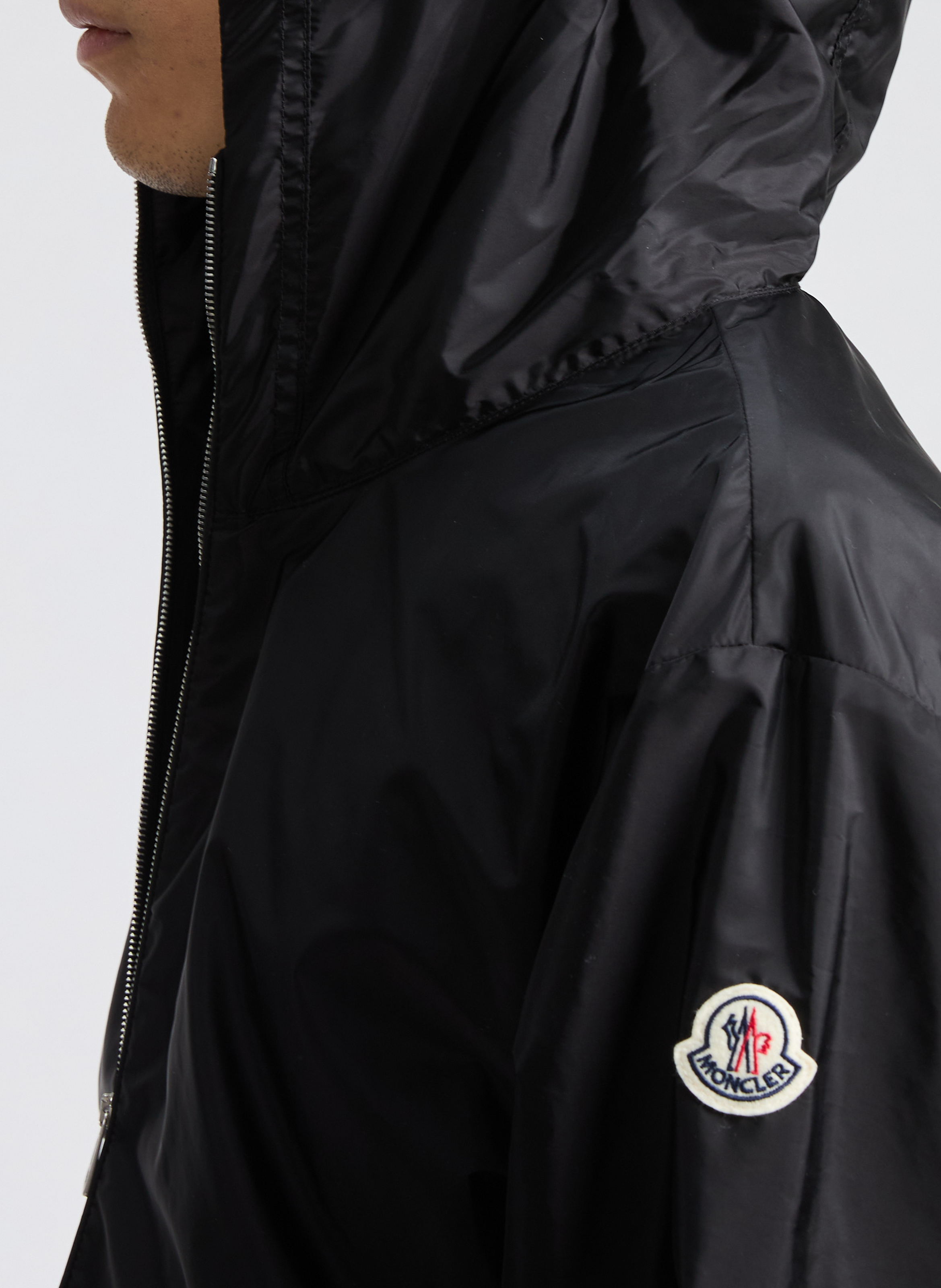 Veste coupe-vent uni MONCLER Noir