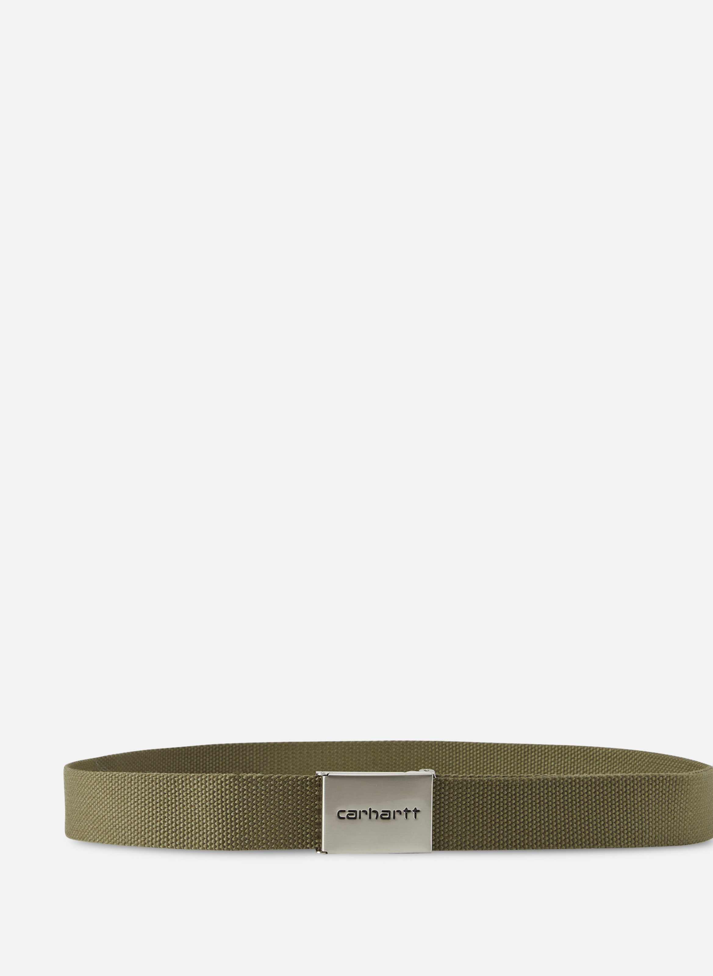 Ceinture clip belt chrome CARHARTT WIP Marron