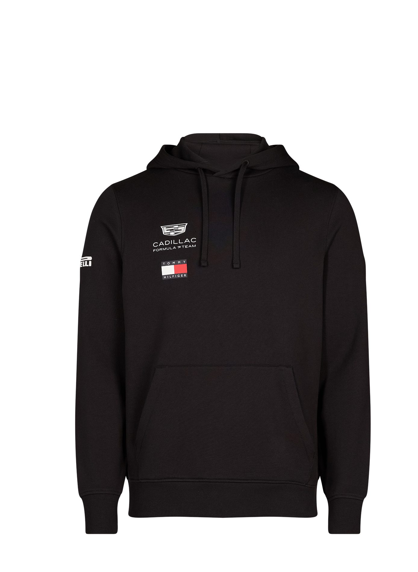 Sweatshirt Cadillac F1 Team à logo en coton TOMMY HILFIGER Noir