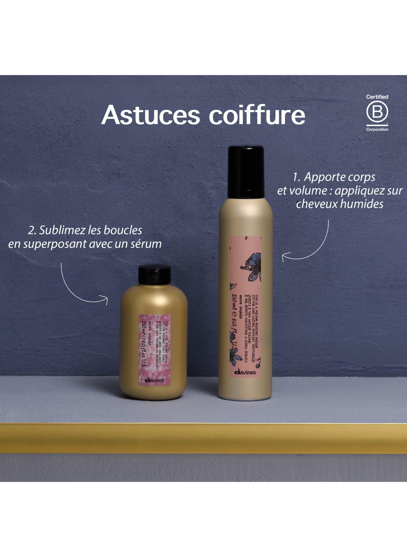 Volumenverstärkender Schaum DAVINES No color