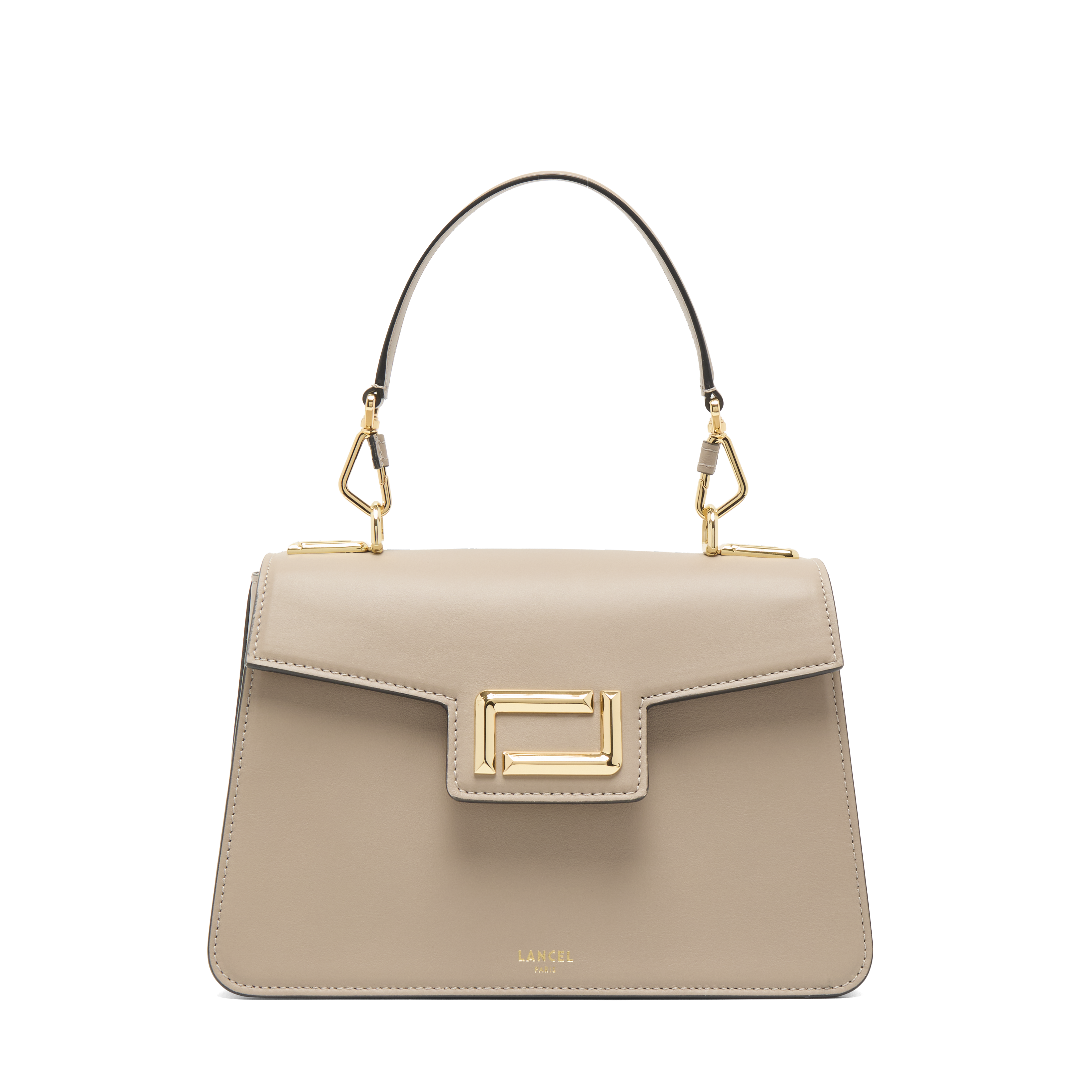 Handtas "Angèle" van Lancel in leer LANCEL Grijs