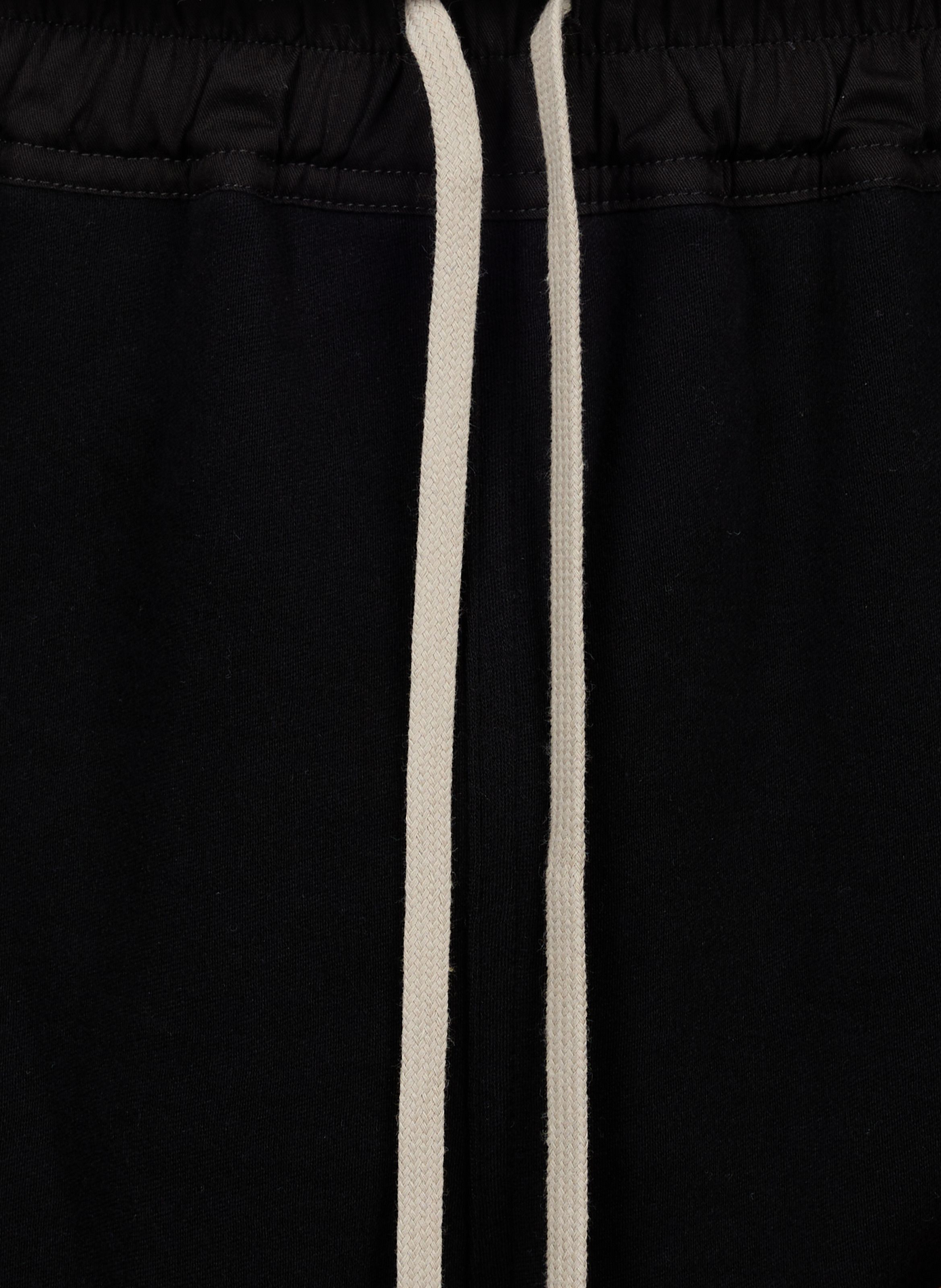 Korte katoenen broek RICK OWENS Zwart