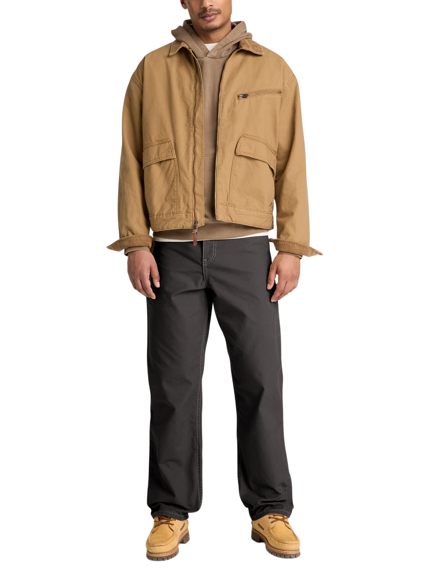 Straight cotton trousers  TIMBERLAND Black